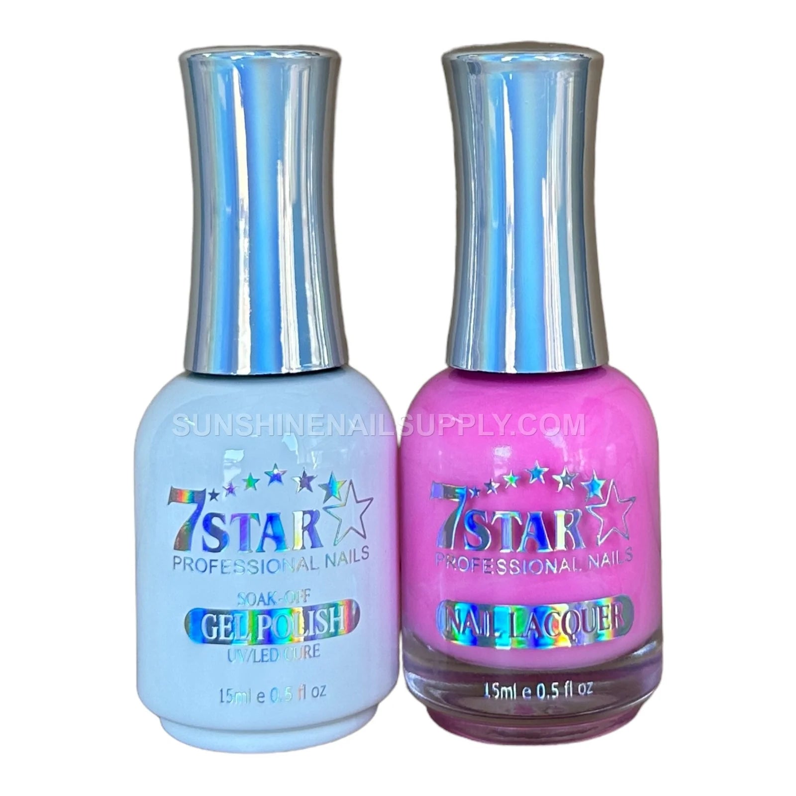 7 Star UV/LED Soak Off Gel Polish 3 in 1 #119 - Pink & Blue