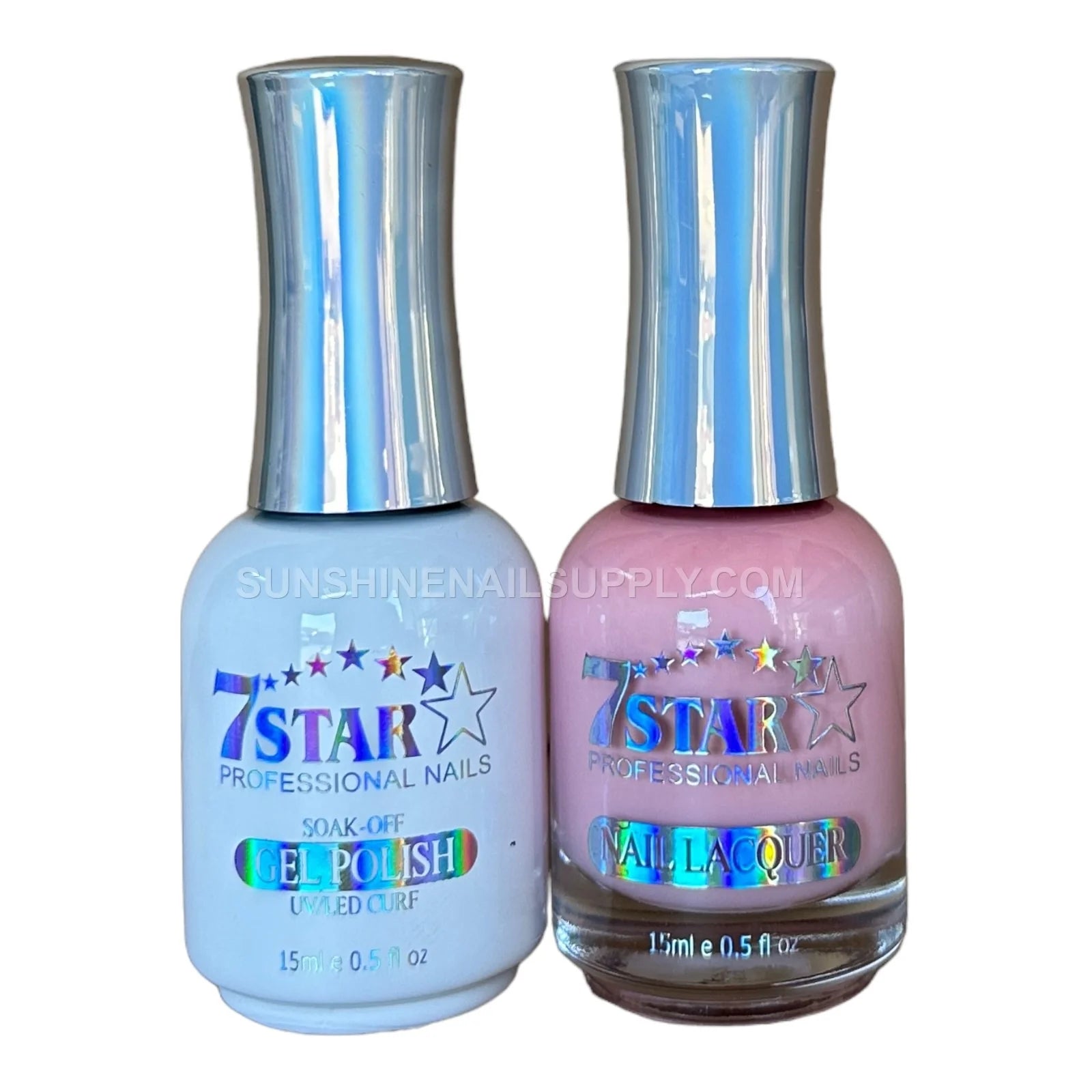 7 Star UV/LED Soak Off Gel Polish 3 in 1 #120 - Pink & Lavender