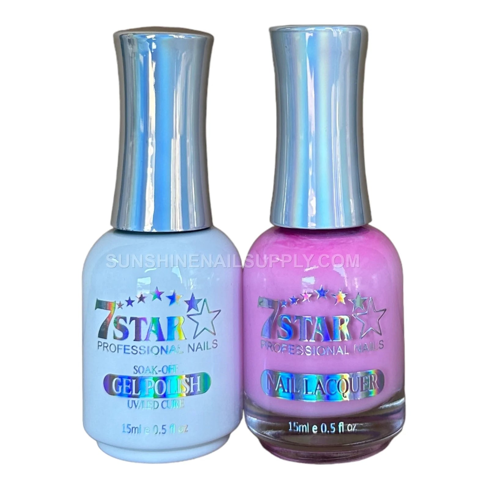 7 Star UV/LED Soak Off Gel Polish 3 in 1 #122 - Pink & Lavender