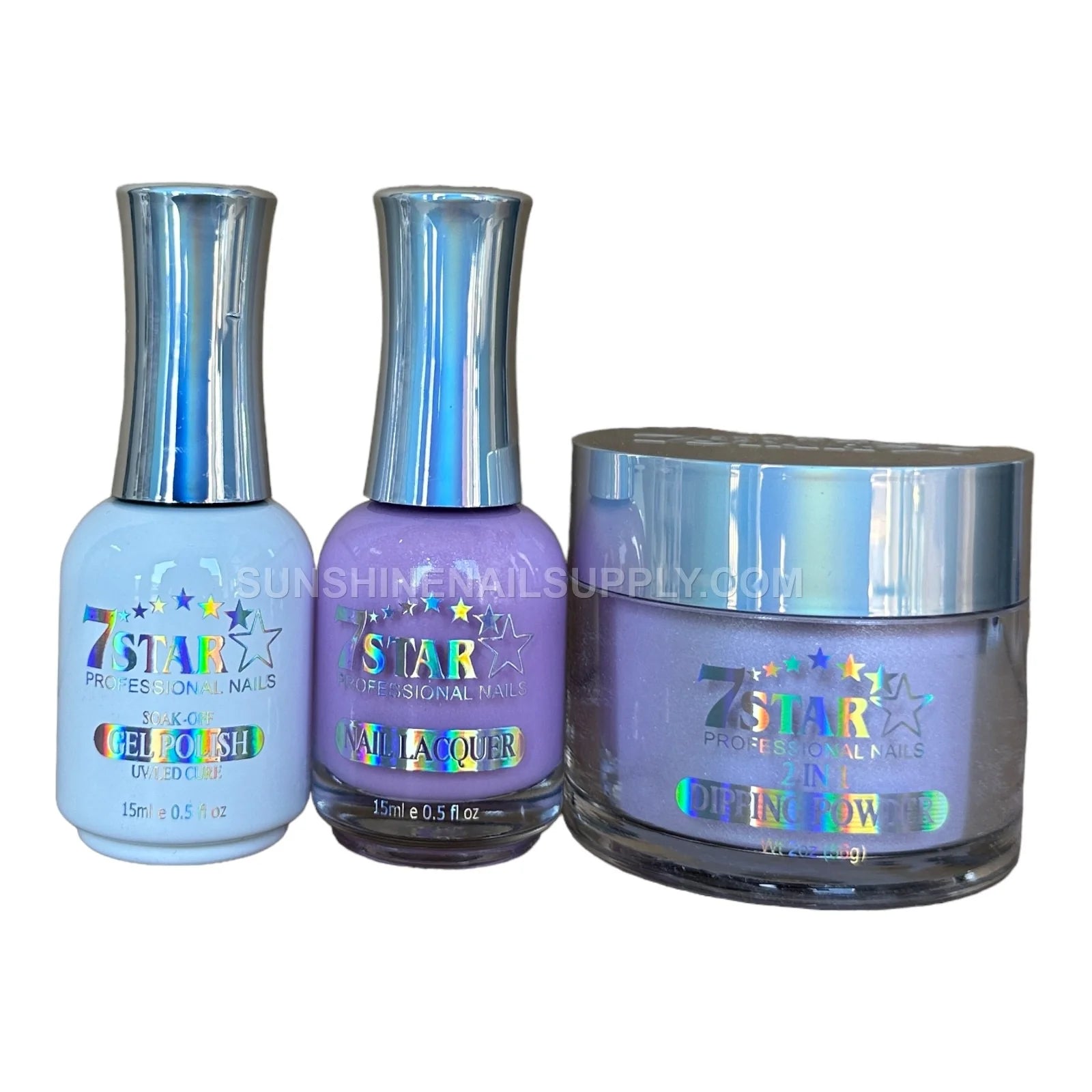 7 Star UV/LED Soak Off Gel Polish 3 in 1 #130 - Purple Dream