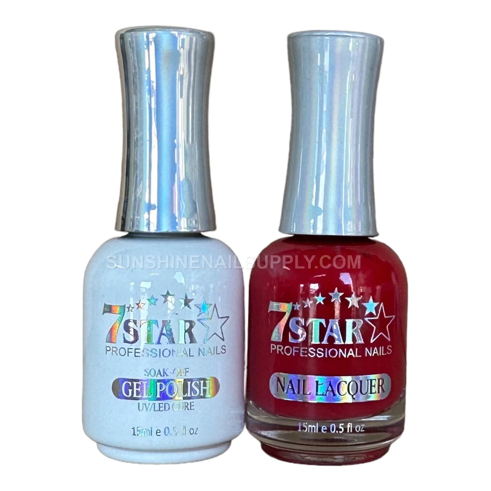 7 Star UV/LED Soak Off Gel Polish 3 in 1 #132 - Red Passion