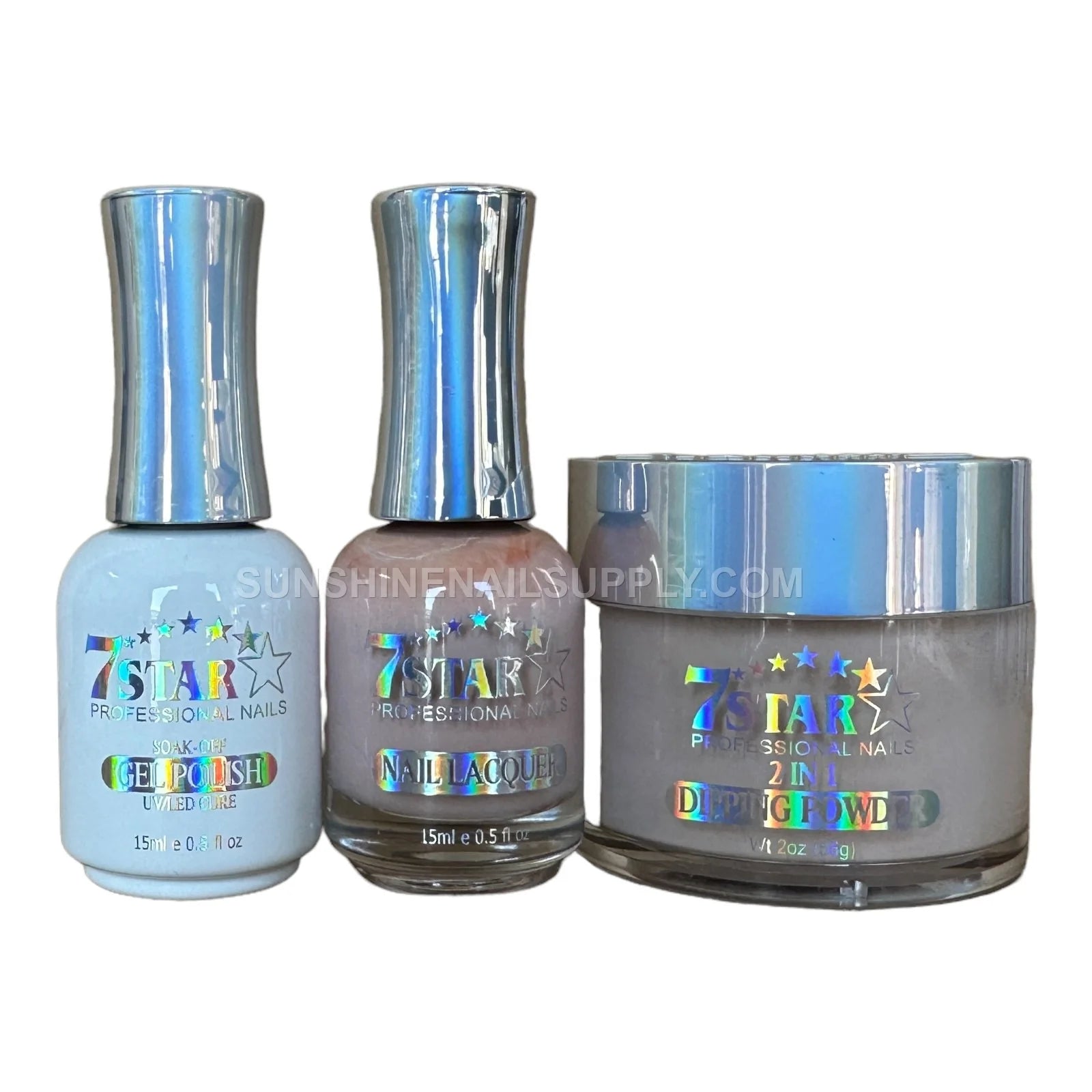 7 Star UV/LED Soak Off Gel Polish 3 in 1 #139 - Soft Taupe