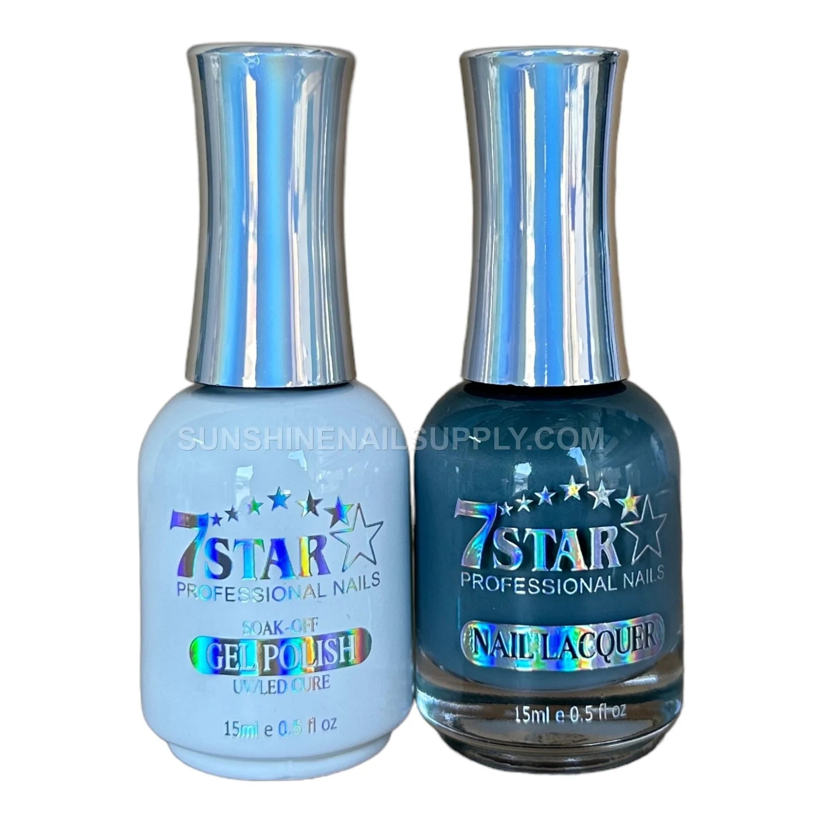 7 Star UV/LED Soak Off Gel Polish 3 in 1 #143 - Teal Blue