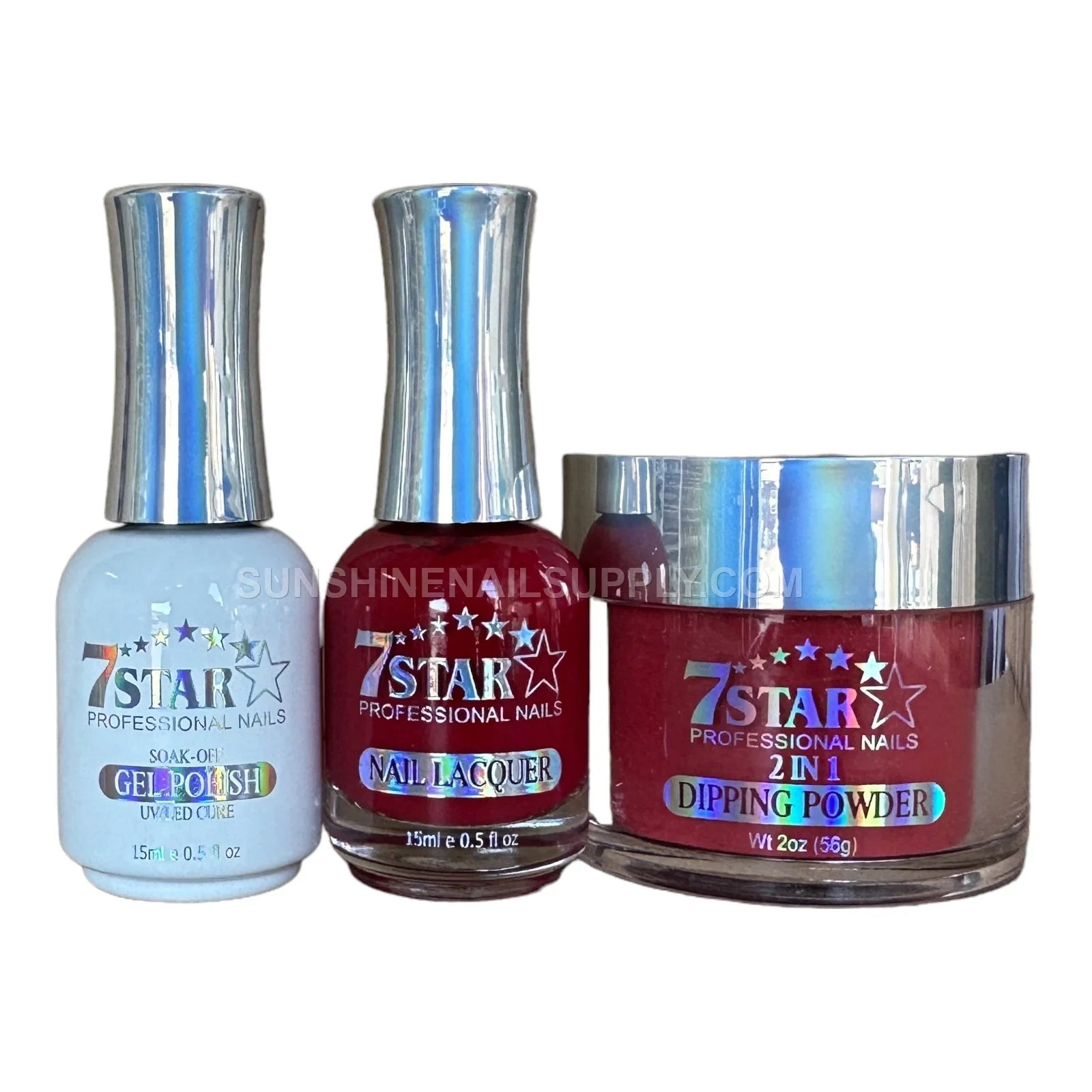 7 Star UV/LED Soak Off Gel Polish 3 in 1 #146 - Red Velvet