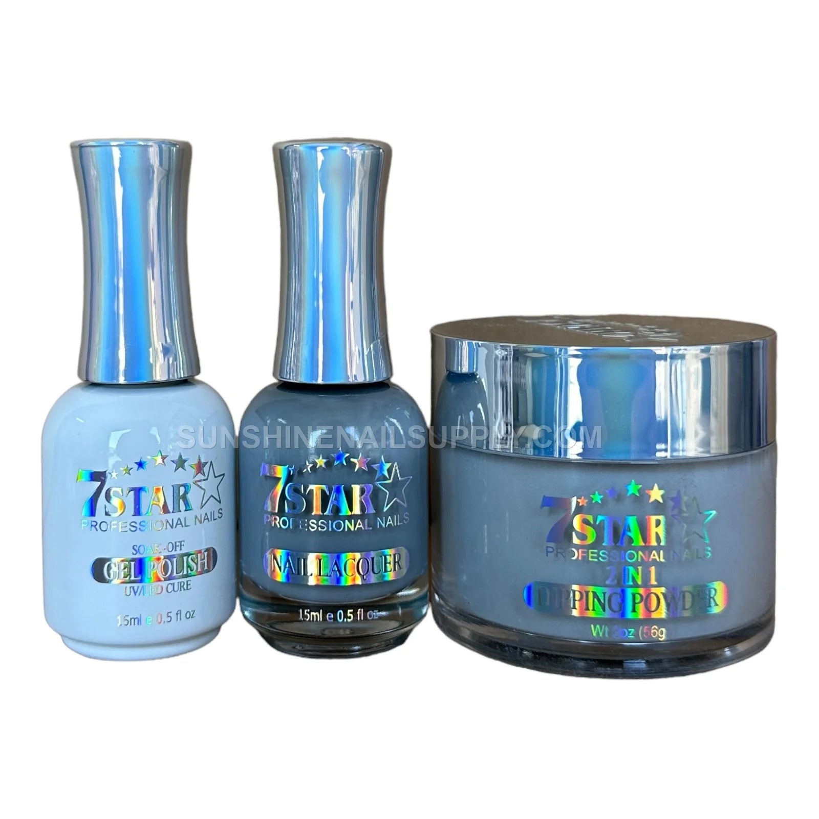 7 Star UV/LED Soak Off Gel Polish 3 in 1 #147 - Slate Grey