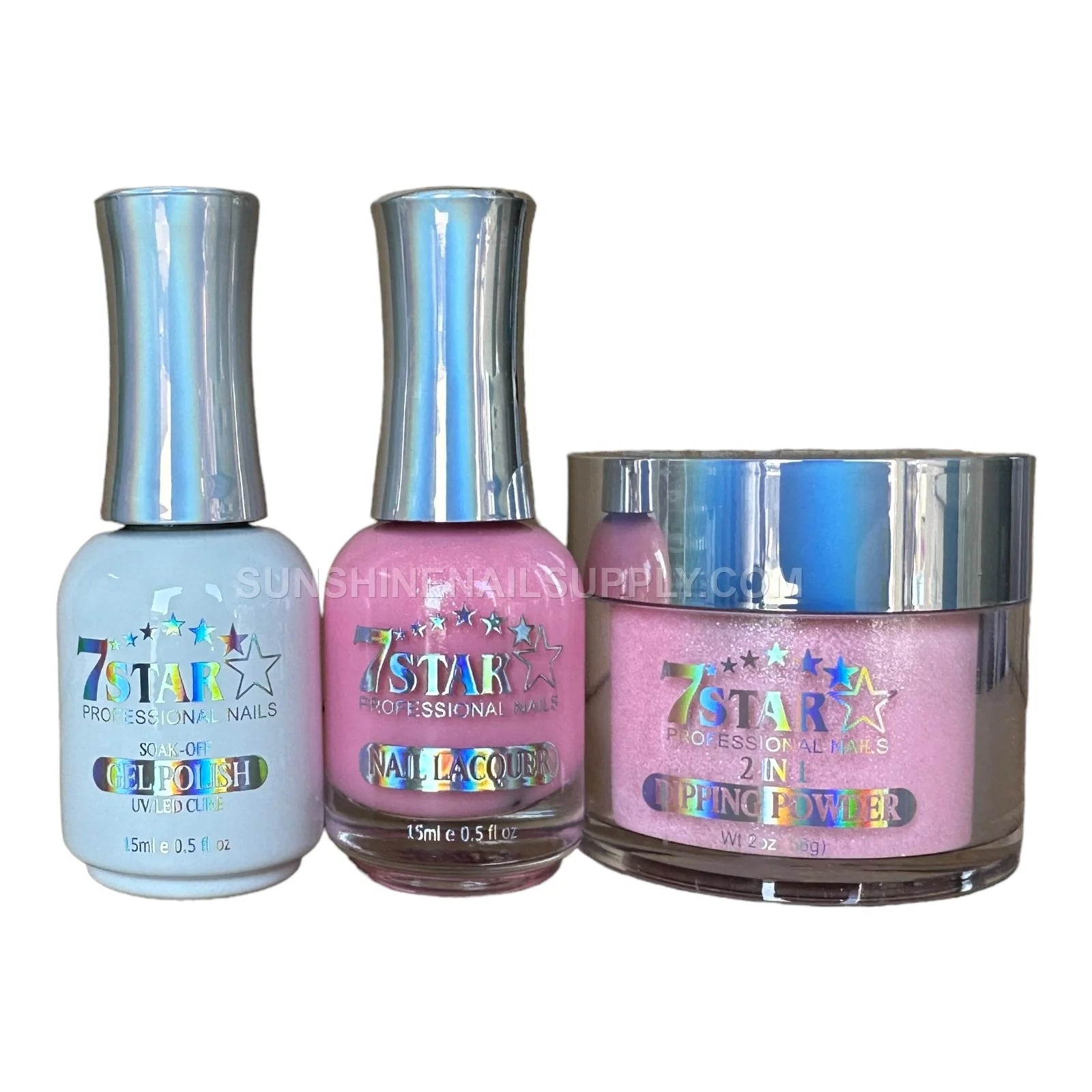 7 Star UV/LED Soak Off Gel Polish 3 in 1 #150 - Pink Pearl