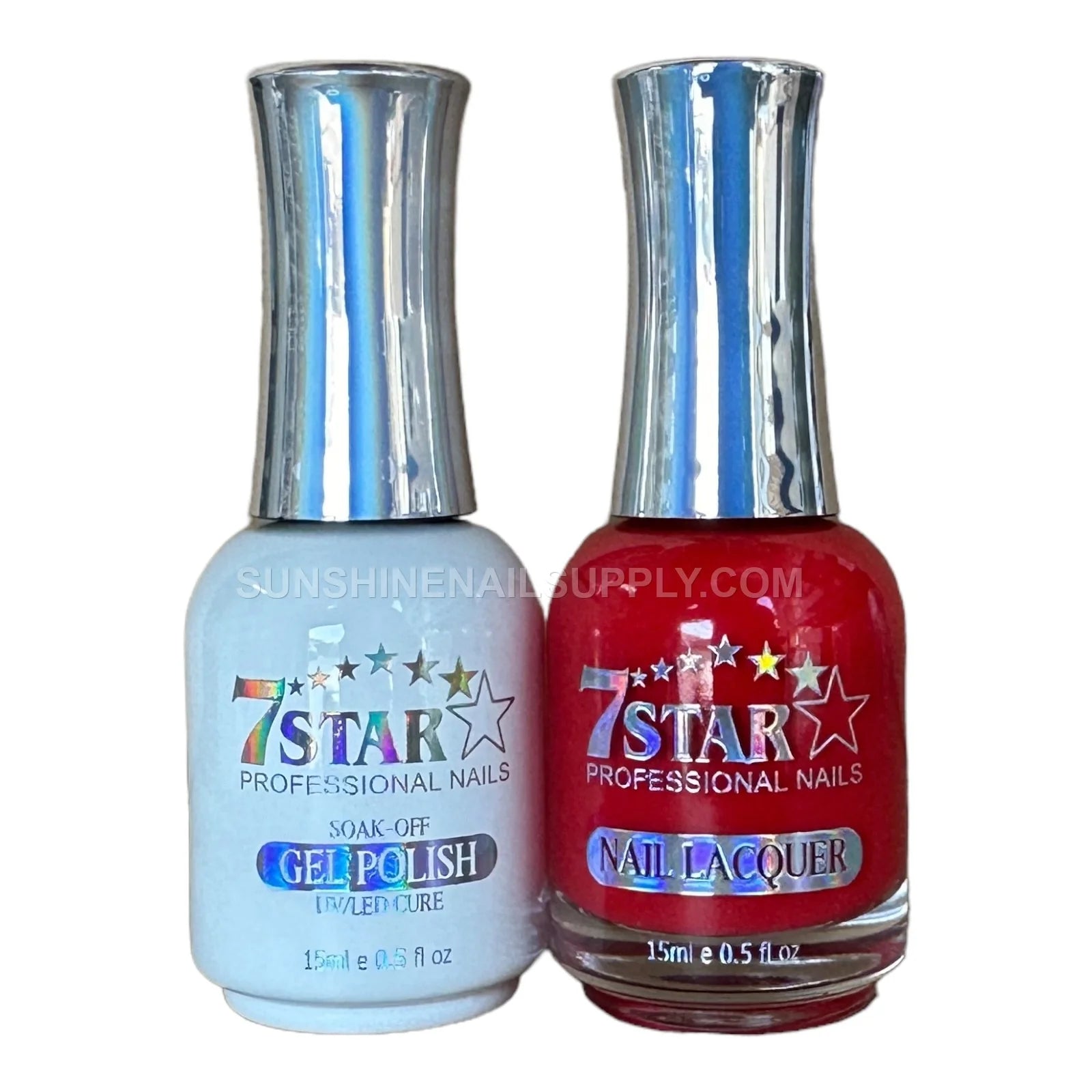 7 Star UV/LED Soak Off Gel Polish 3 in 1 #153 - Red Hot