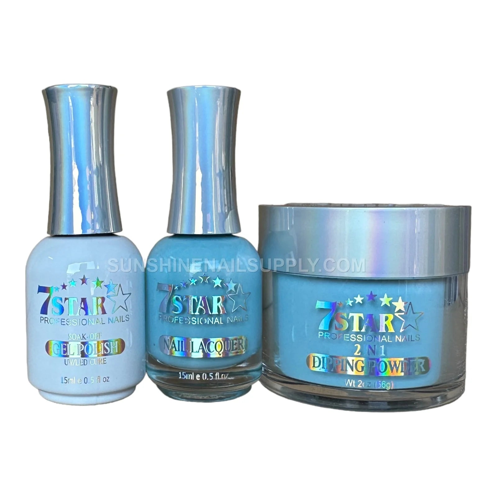 7 Star UV/LED Soak Off Gel Polish 3 in 1 #159 – Blue Shade