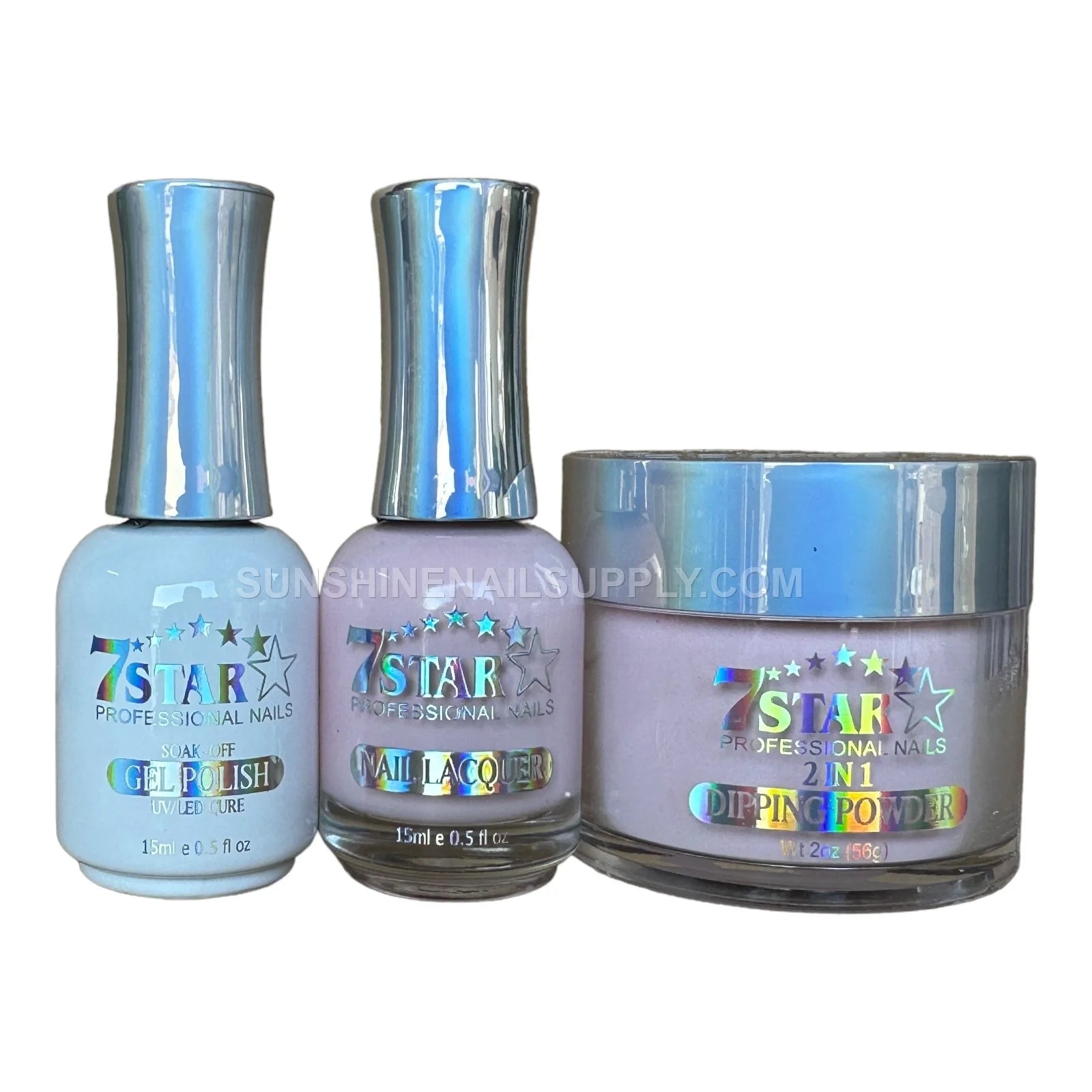 7 Star UV/LED Soak Off Gel Polish 3 in 1 #169 – Soft Lavender