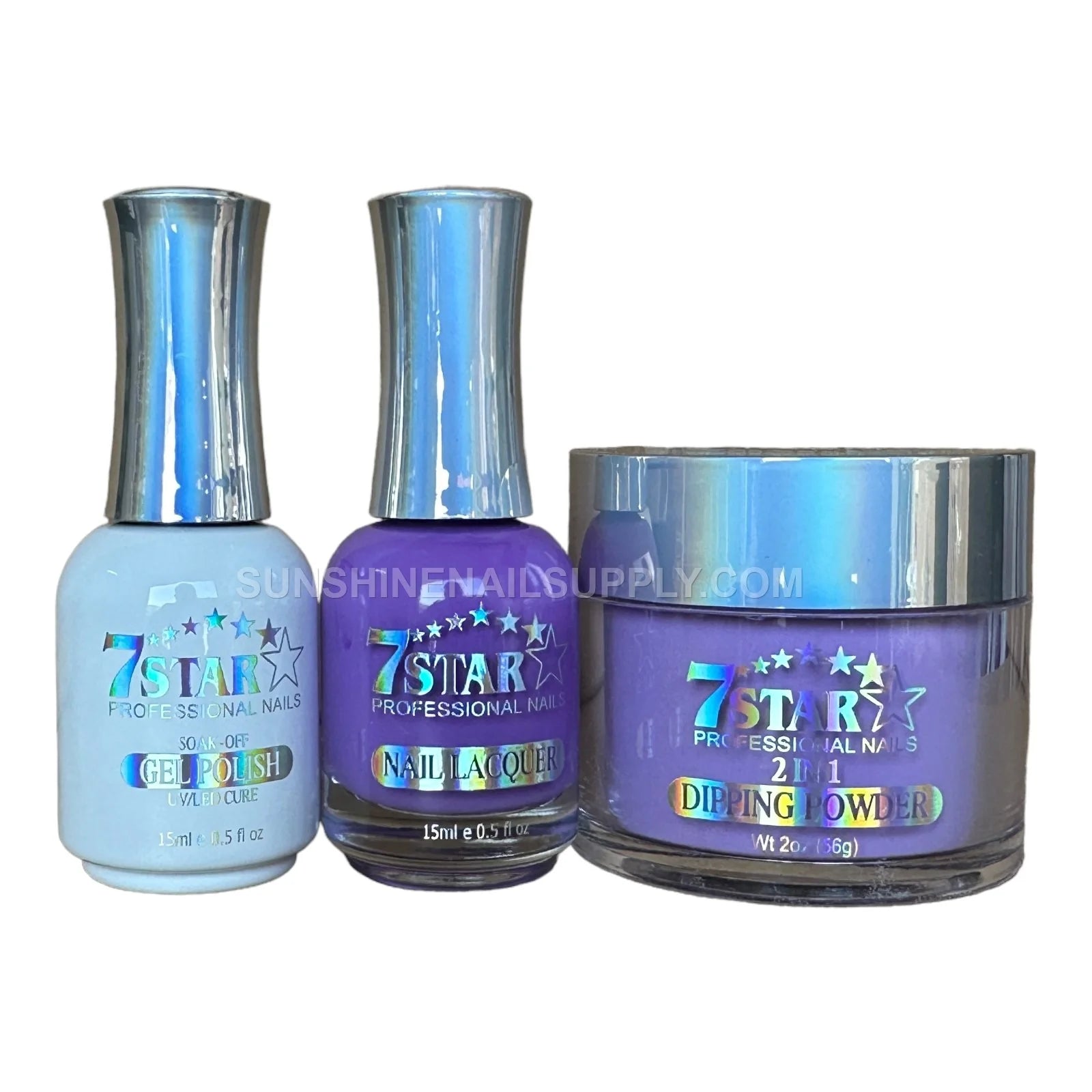 7 Star UV/LED Soak Off Gel Polish 3 in 1 #170 – Purple Dream