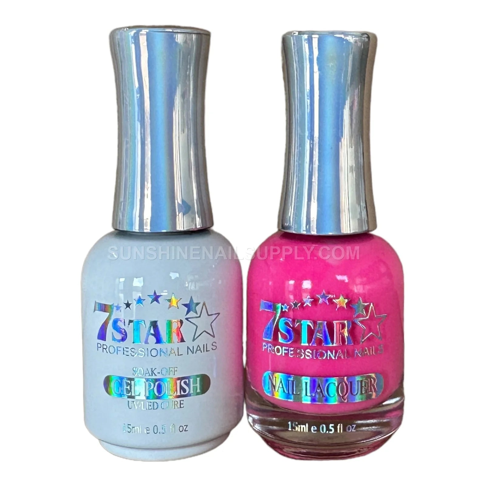 7 Star UV/LED Soak Off Gel Polish 3 in 1 #178 – Bright Pink