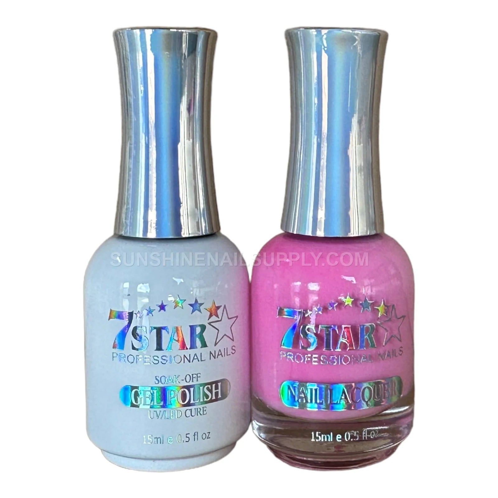7 Star UV/LED Soak Off Gel Polish 3 in 1 #180 – Pink Bliss