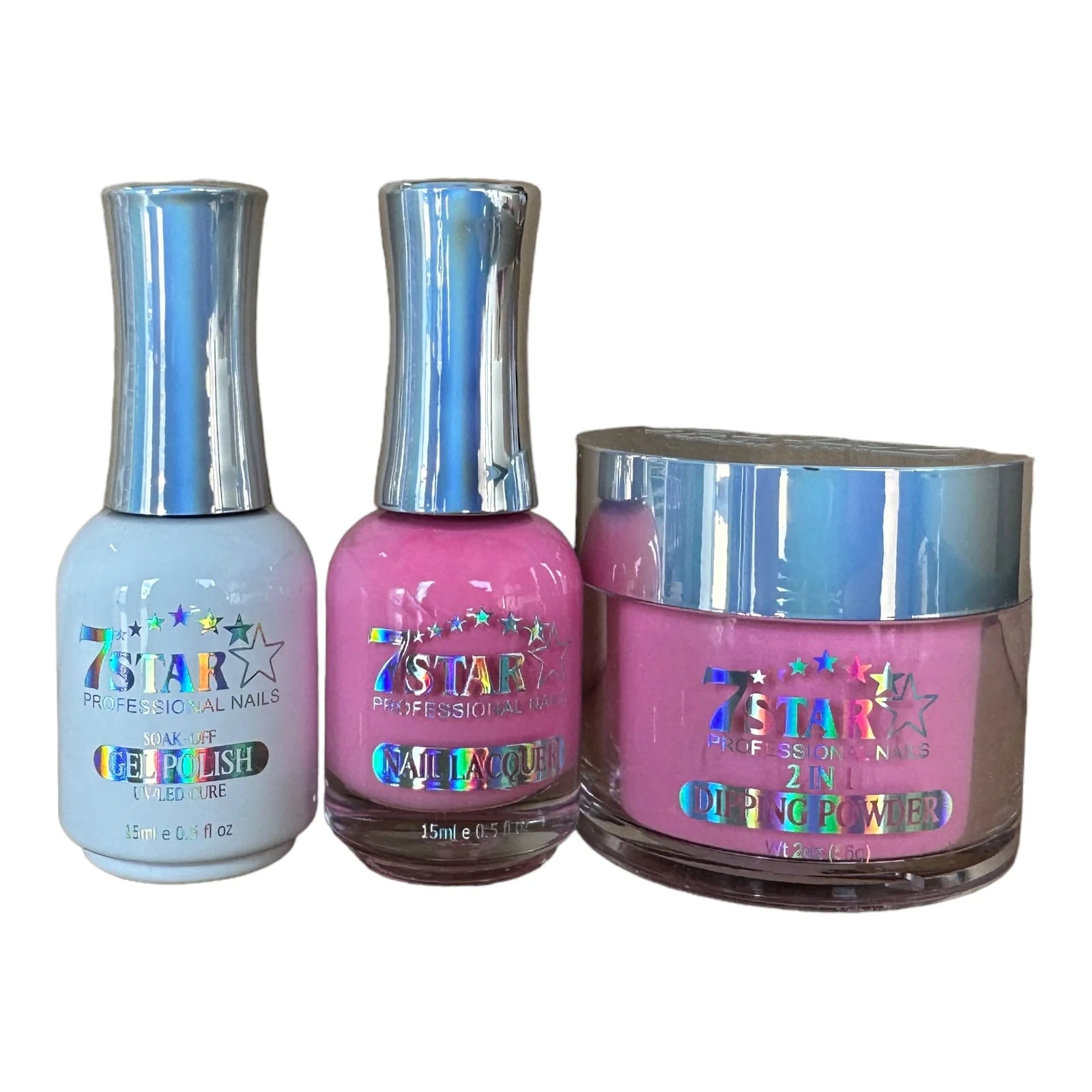 7 Star UV/LED Soak Off Gel Polish 3 in 1 #181 – Pink Bliss