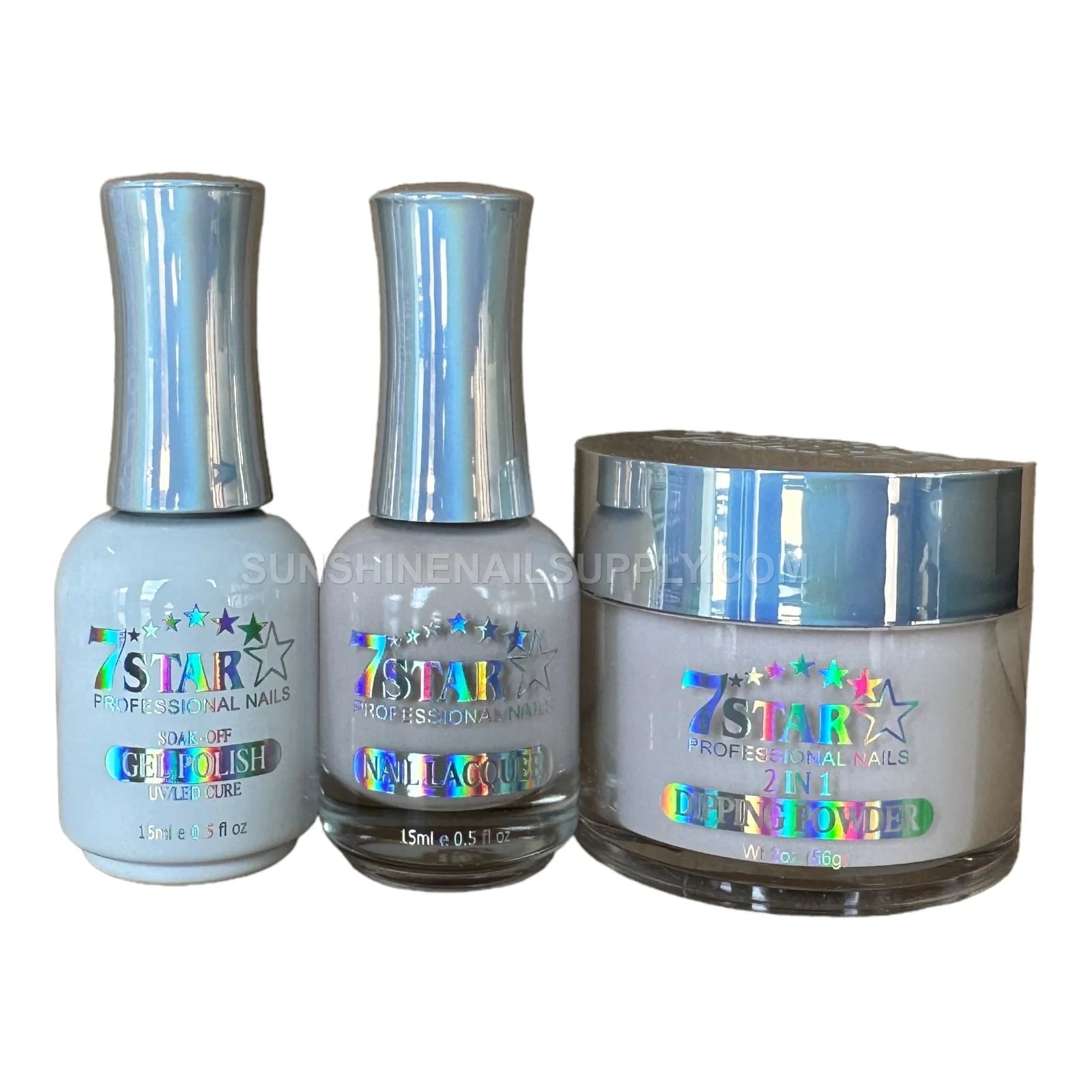 7 Star UV/LED Soak Off Gel Polish 3 in 1 #184 – Soft White