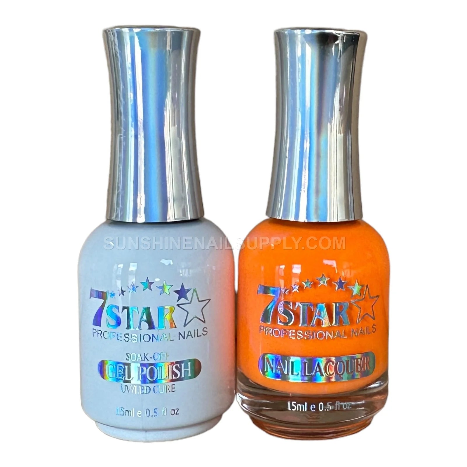 7 Star UV/LED Soak Off Gel Polish 3 in 1 #186 – Orange Vibe