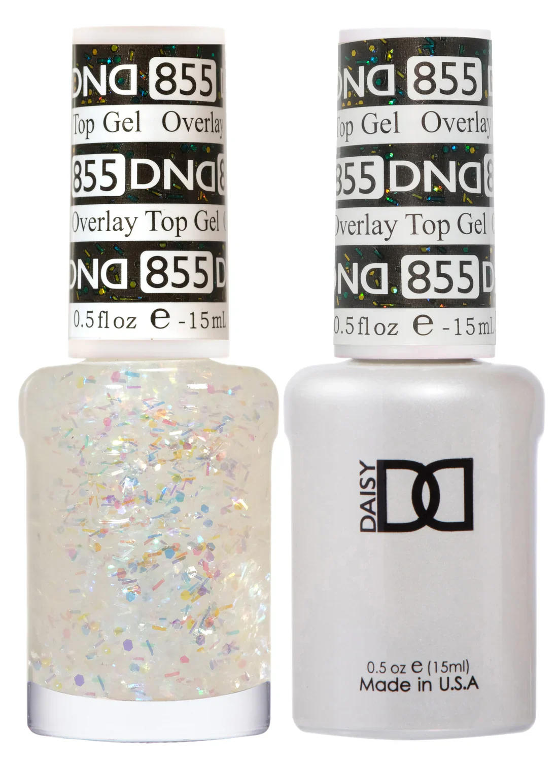 DND Gel UV/LED Soak Off Gel Polish Overlay Top Gel #855