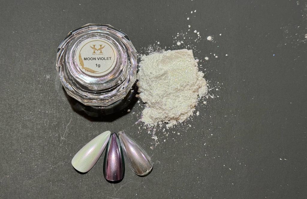 Hang Moon Violet Chrome #18 – 1g Mirror Nail Powder