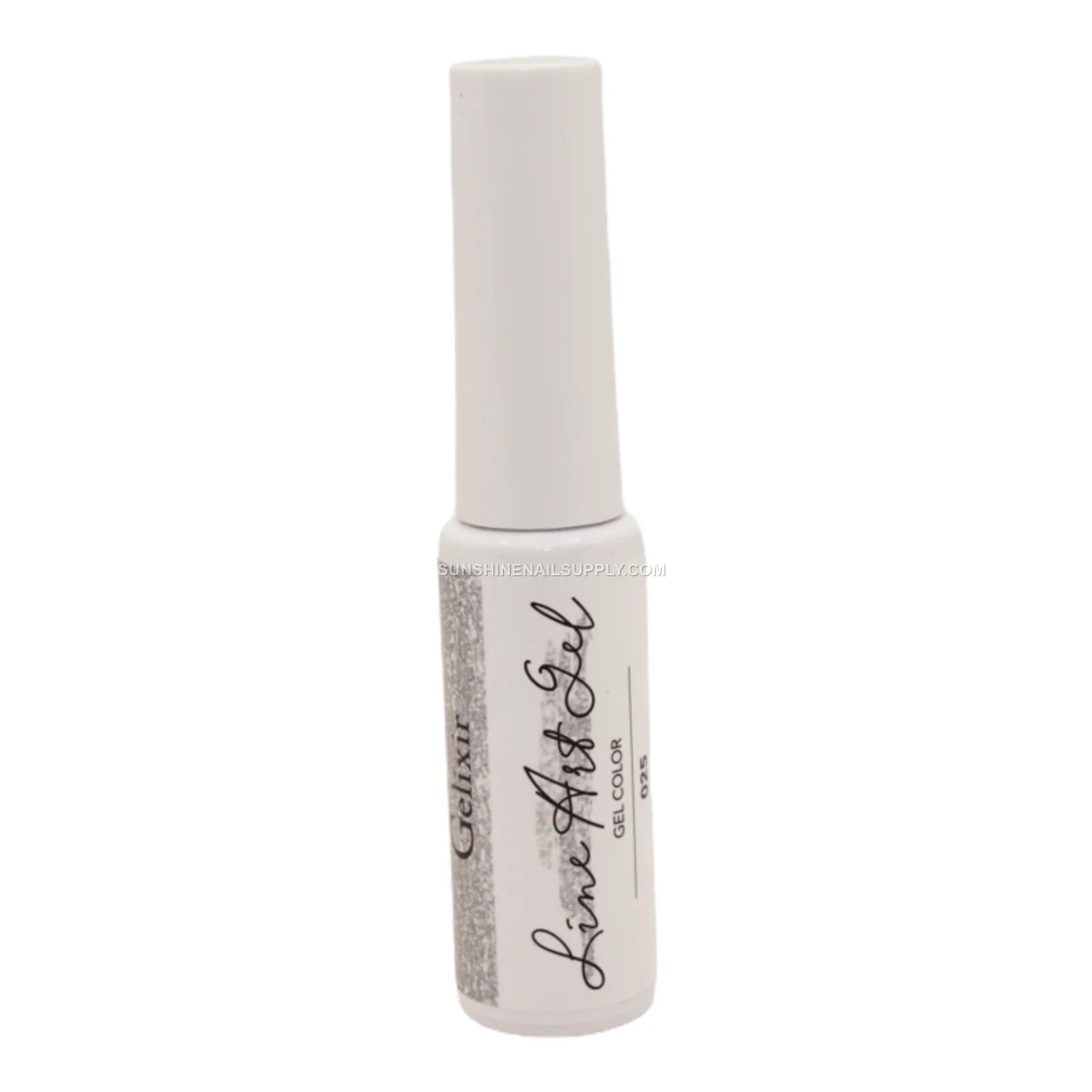 Gelixir Line Art Gel #025 - Professional Silver Nail Art Gel