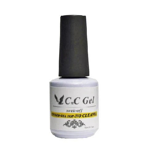 CnC Gel Top Coat No Wipe – 15ml, No Cleanse Gel Polish