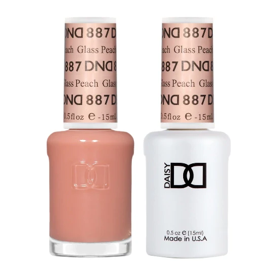 DND Gel UV/LED Soak Off Gel Polish - Glass Peach #887