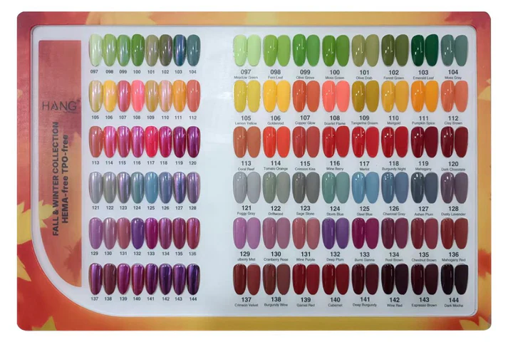 Hang Fall 48 Colors – Seasonal Nail Polish Palette