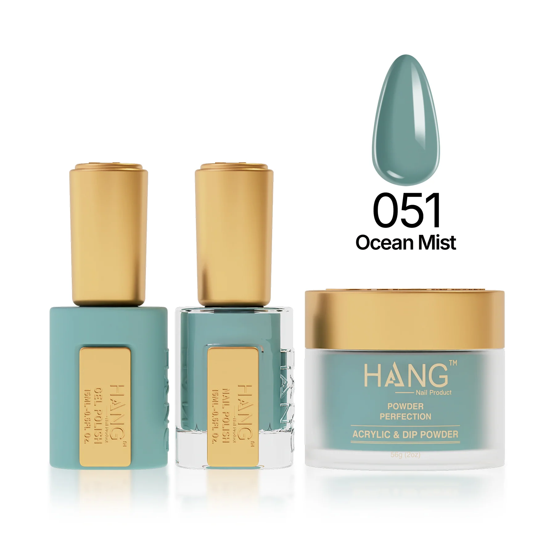 #51 Hang Moonlight Ocean Mist – Long-Lasting Gel Polish