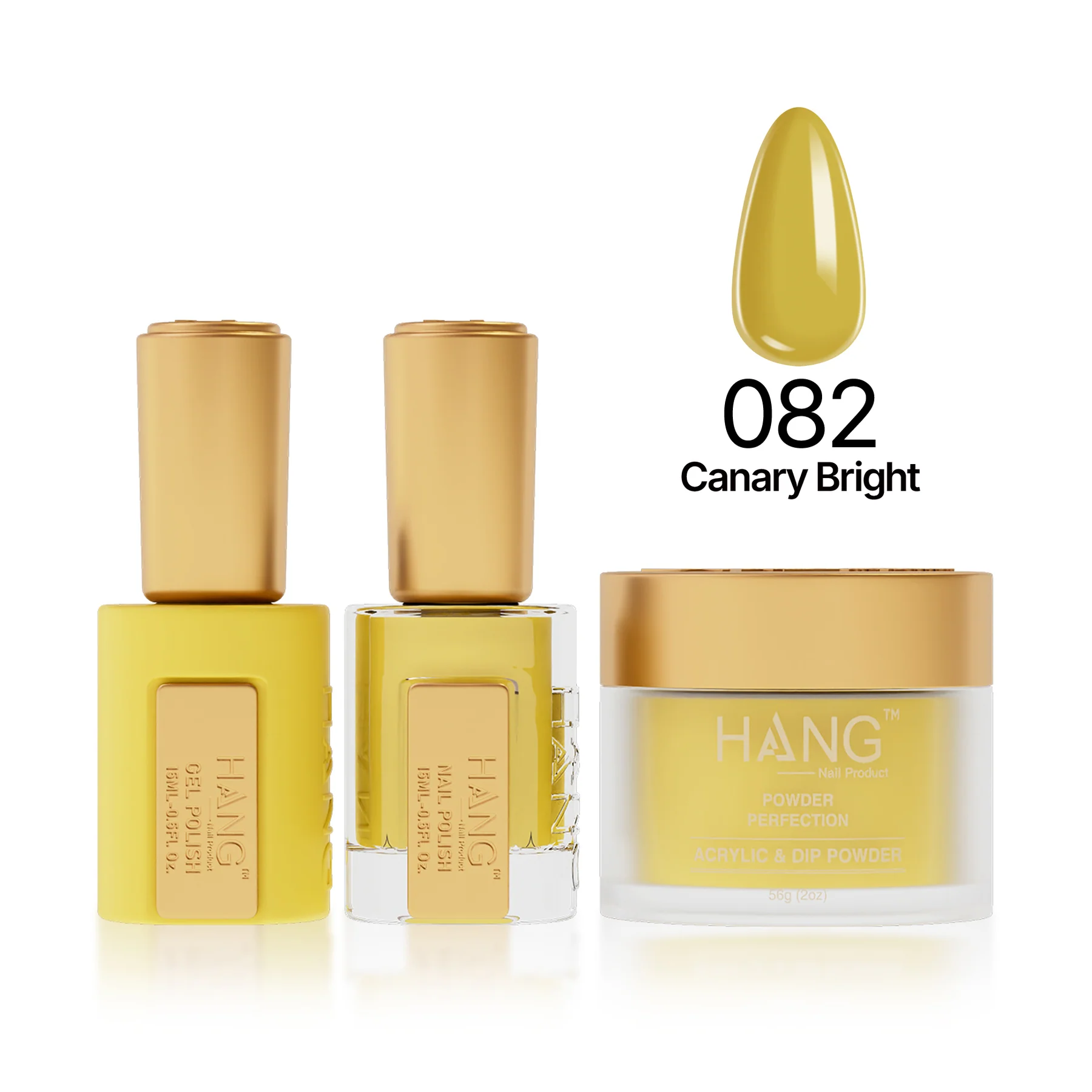 #82 Hang Moonlight – Canary Bright Gel Nail Polish Set