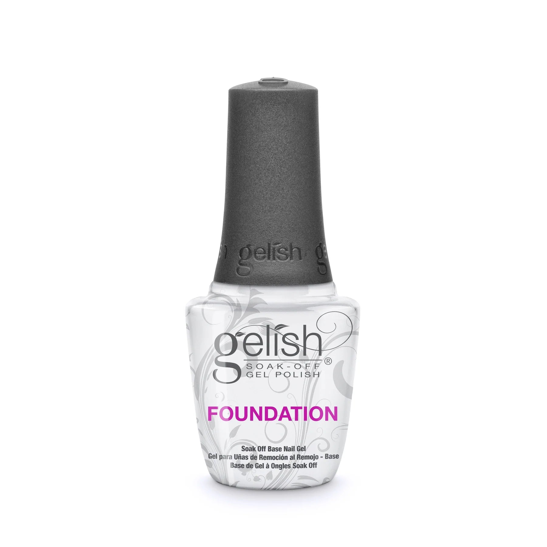 Gelish Foundation Base Coat 15ml – Soak-Off Gel for Long Wear