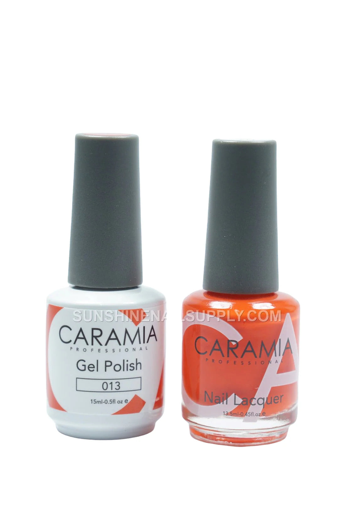Caramia UV/LED Soak Off Gel Polish #013 – Vibrant Orange Gel