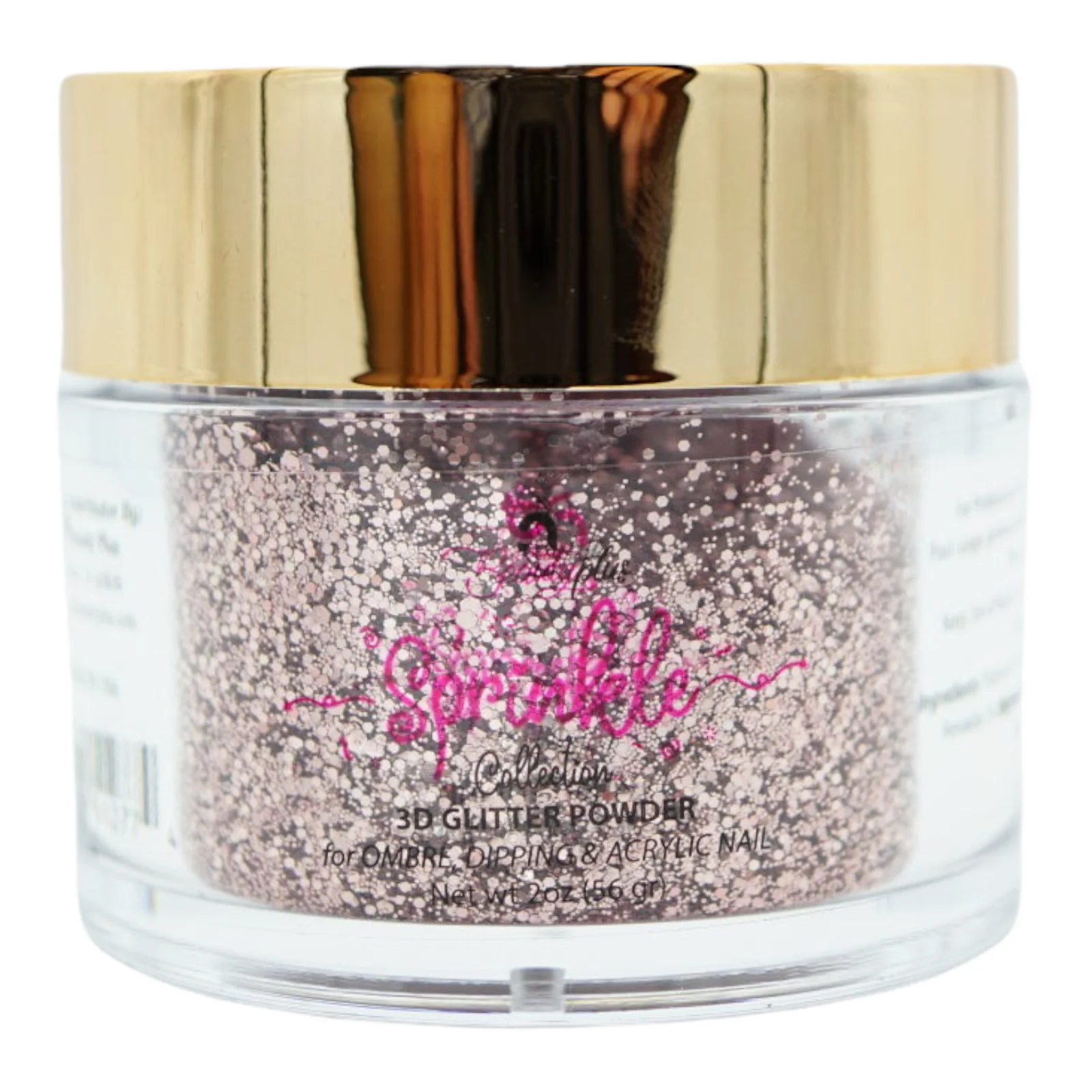 3D Glitter Powder Sprinkle 2oz Nail Art Acrylic Dip #18