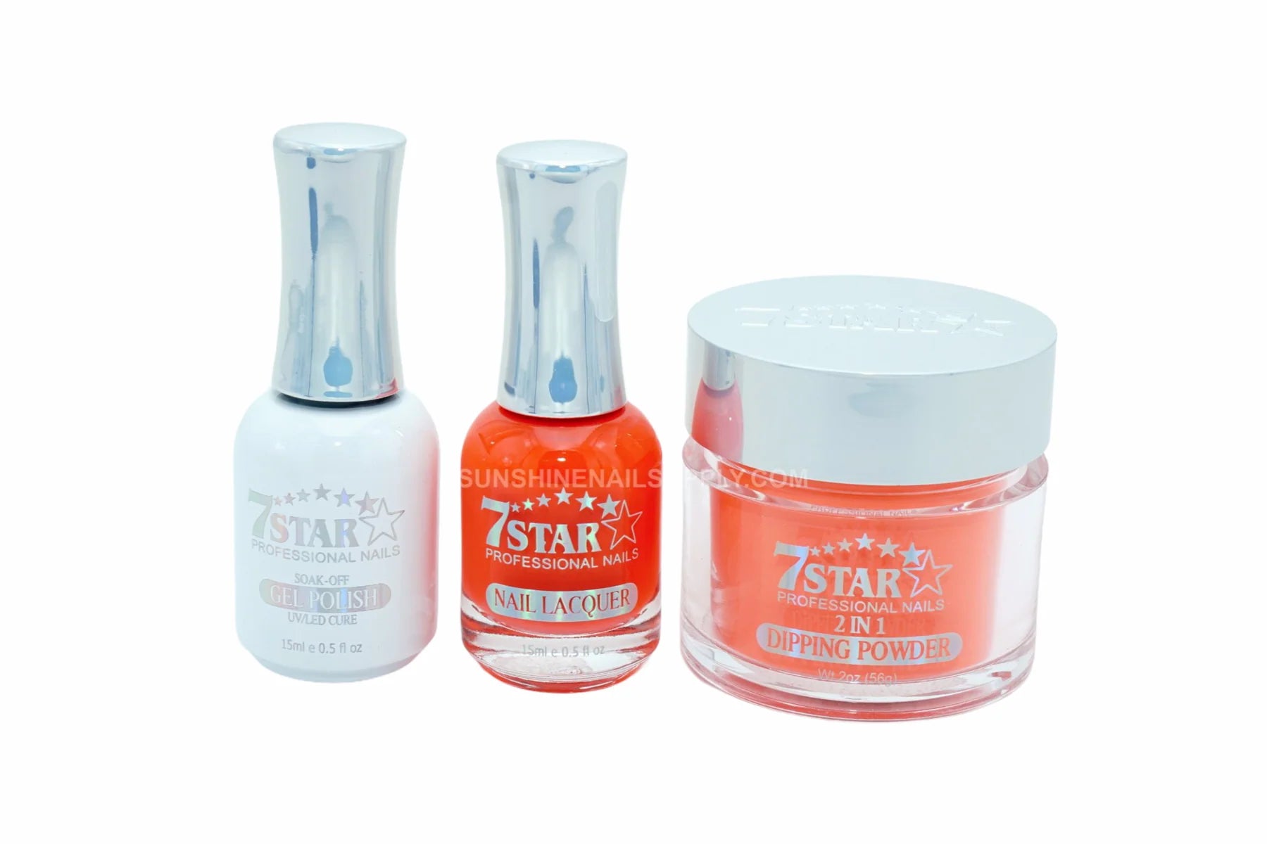 #203 - 7 Star UV/LED Gel Polish 3 in 1 Set – Gel, Lacquer & Powder