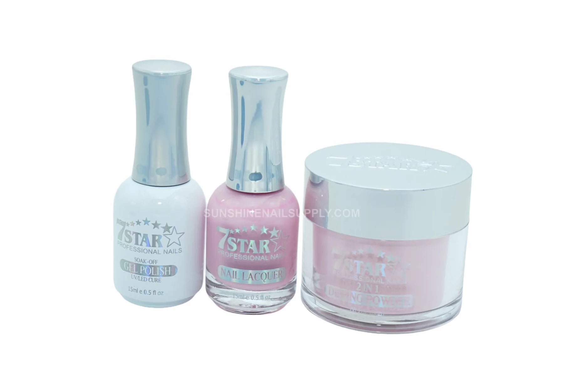 #220 - 7 Star UV/LED Gel Polish 3 in 1 Set – Gel, Lacquer & Powder