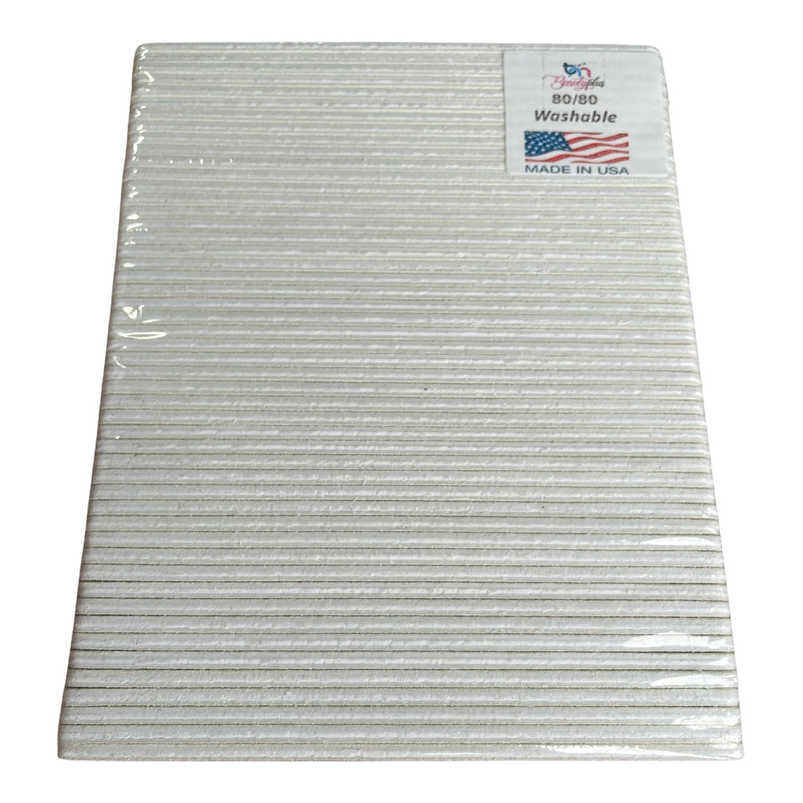 White Jumbo Nail File 80/80 – 50 Pcs Pack for Nail Care