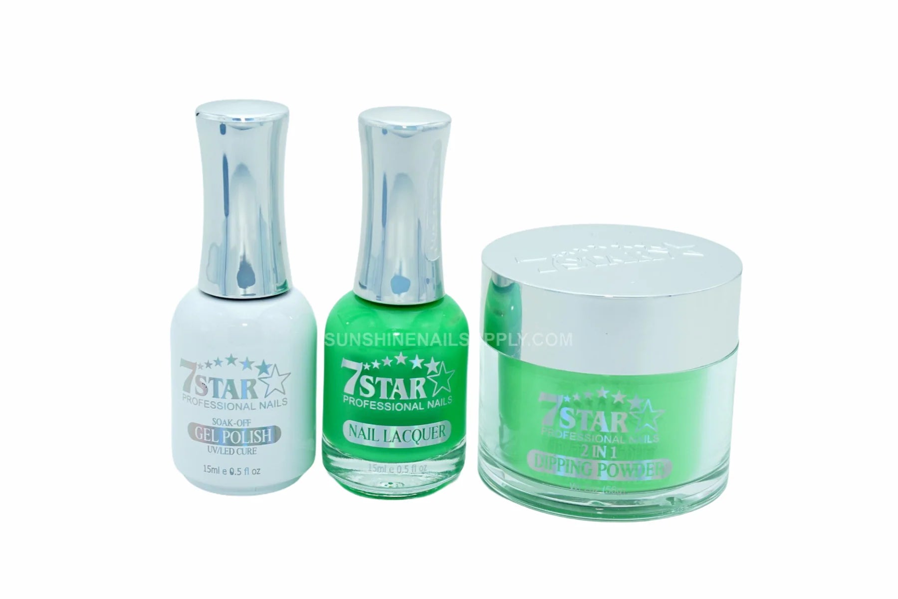 #212 - 7 Star UV/LED Gel Polish 3 in 1 Set – Gel, Lacquer & Powder