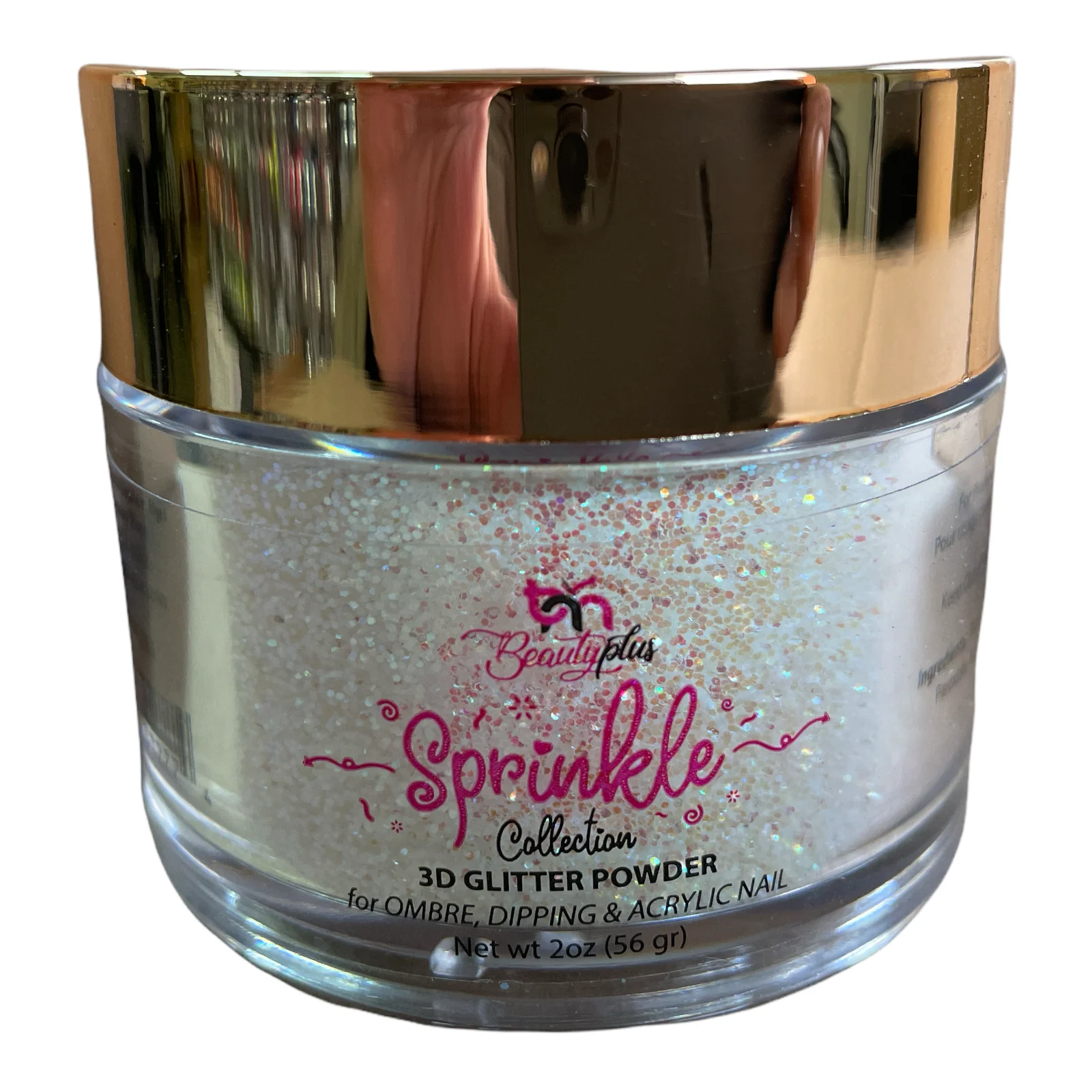 3D Glitter Powder Sprinkle 2oz Nail Art Acrylic Dip #02