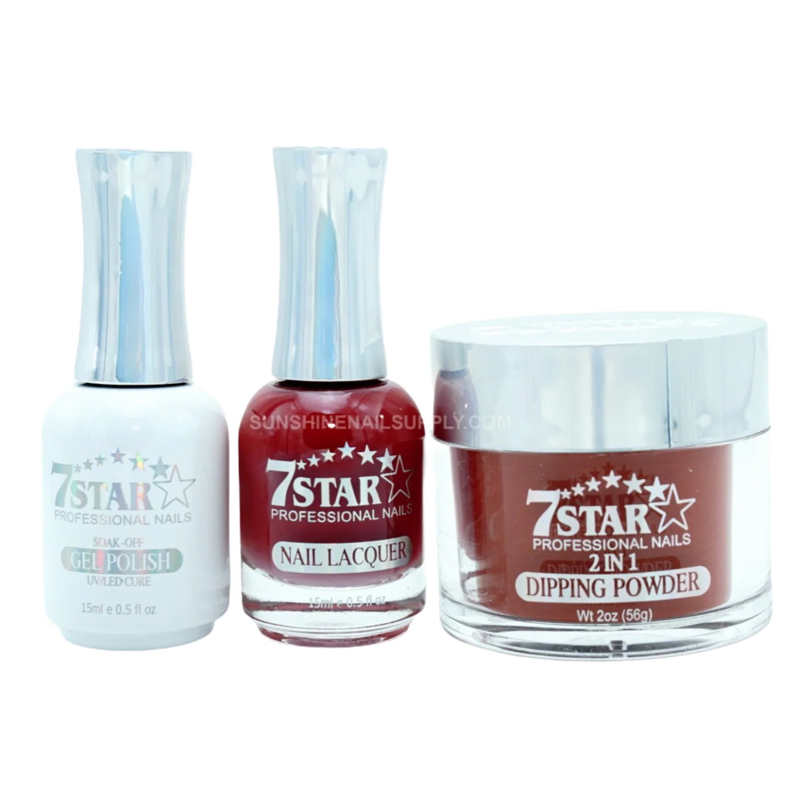 #380 - 7 Star UV/LED Soak Off Gel Polish 3 in 1 Set