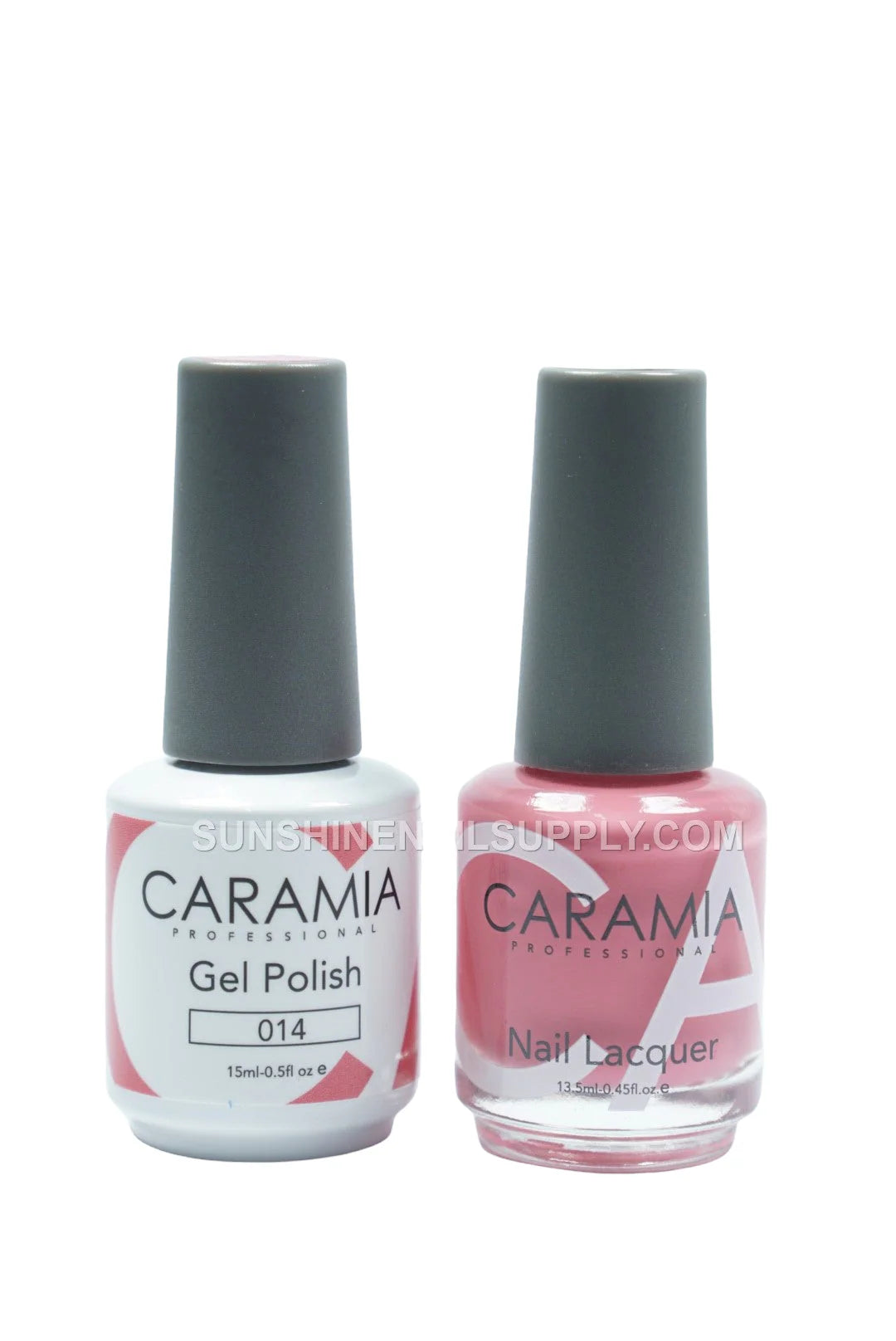 Caramia UV/LED Soak Off Gel Polish #014 – Soft Rose Pink Gel