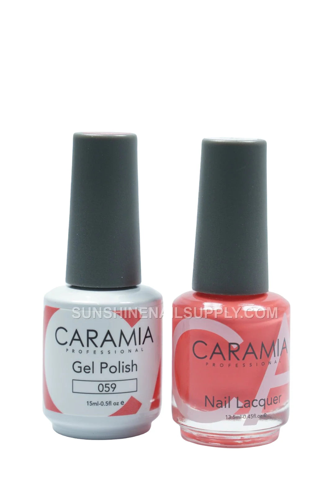 Caramia UV/LED Soak Off Gel Polish #059 – Vibrant Red Gel