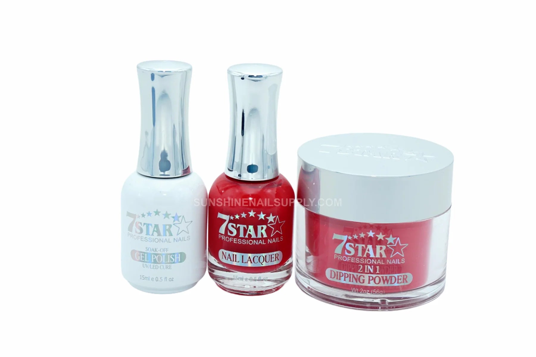 #205 - 7 Star UV/LED Gel Polish 3 in 1 Set – Gel, Lacquer & Powder