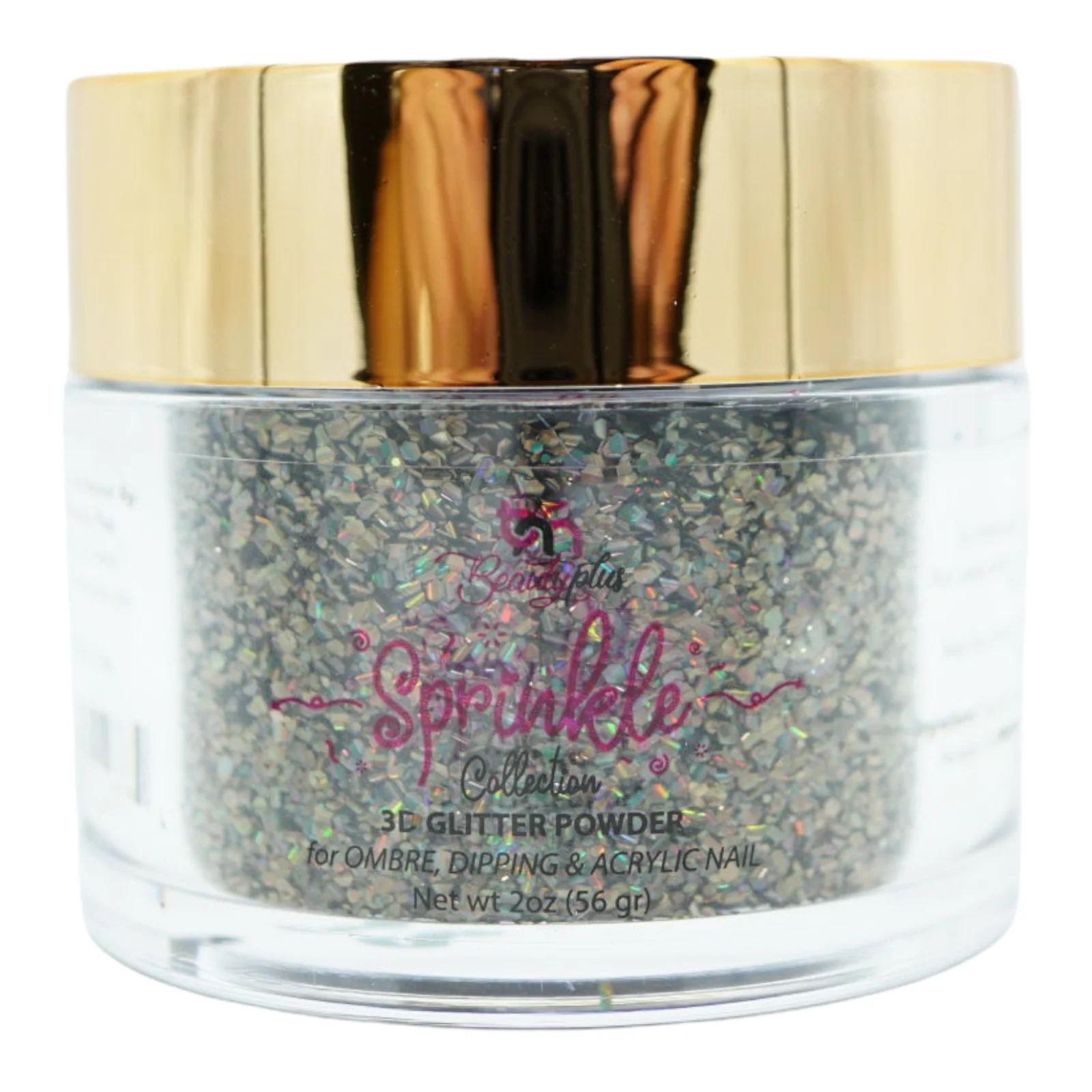 3D Glitter Powder Sprinkle 2oz Nail Art Acrylic Dip #38