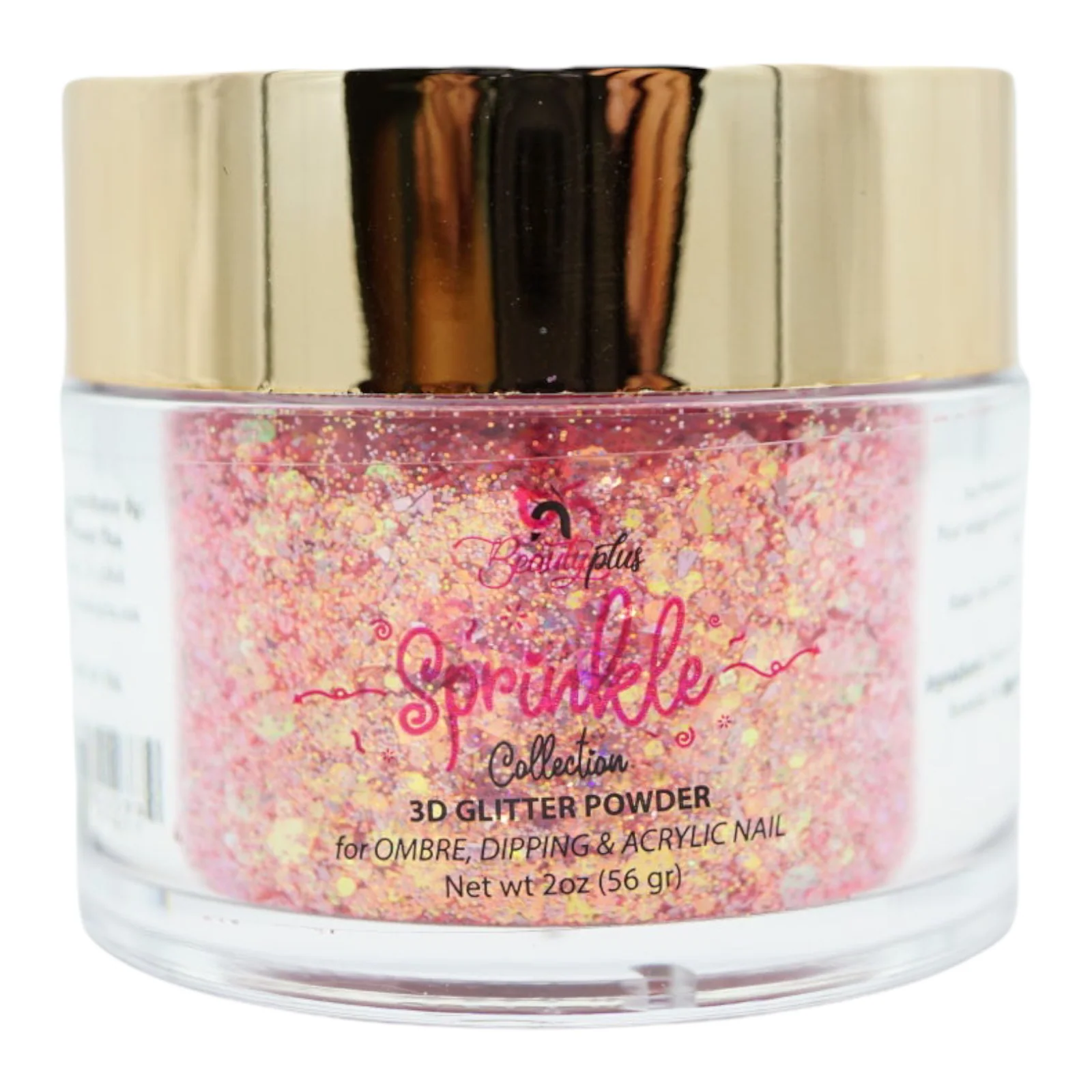 3D Glitter Powder Sprinkle 2oz Nail Art Acrylic Dip #50