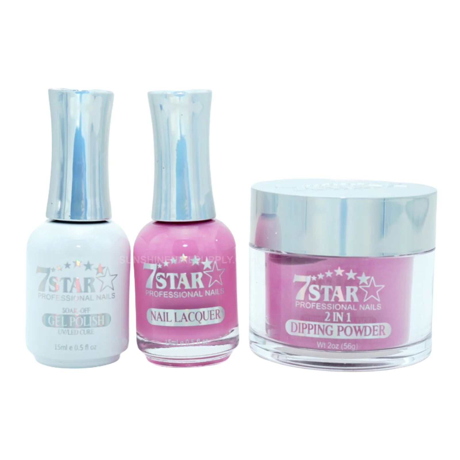 7 Star UV/LED Gel Polish 3 in 1 Set - #344