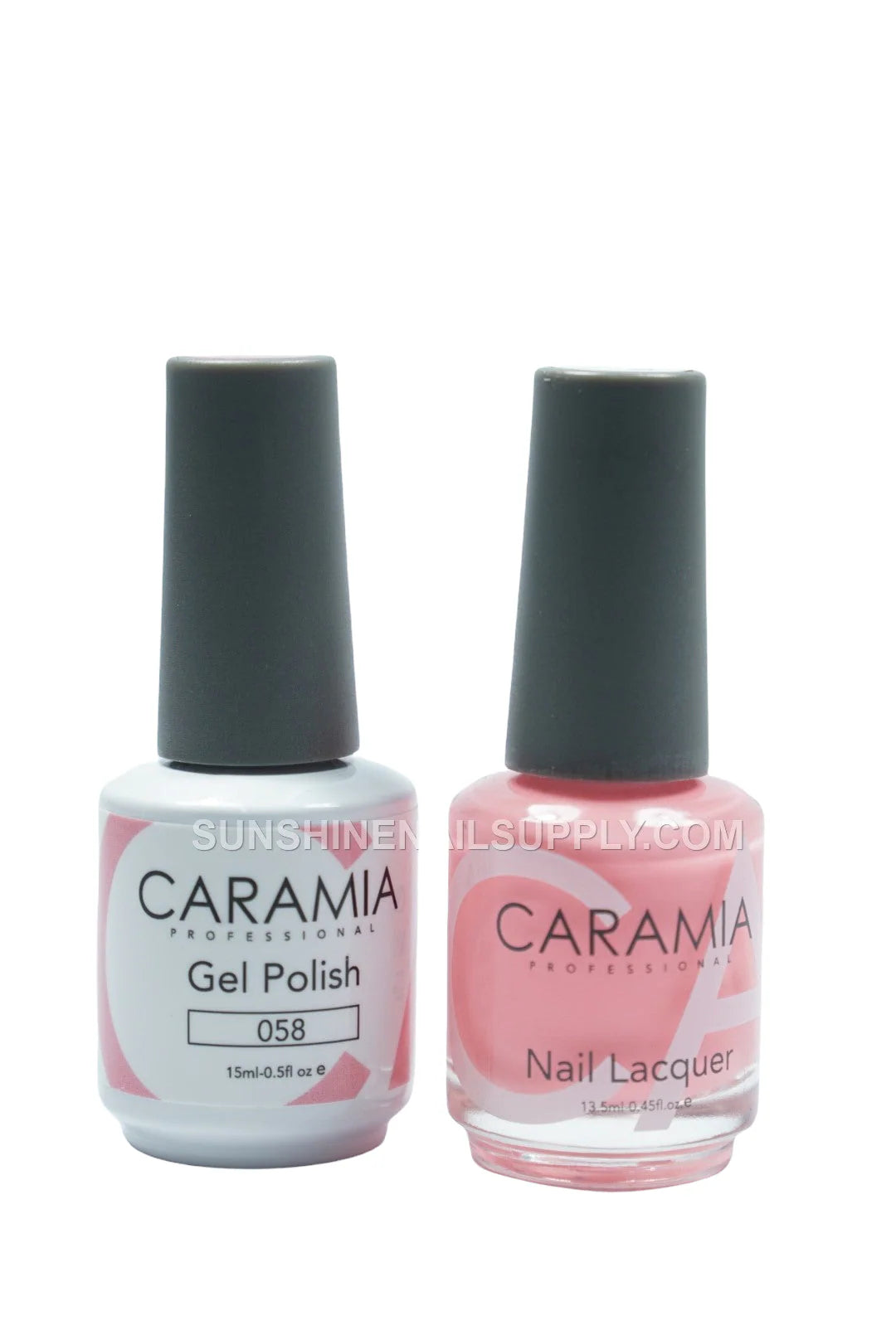 Caramia UV/LED Soak Off Gel Polish #058 – Soft Pink Gel