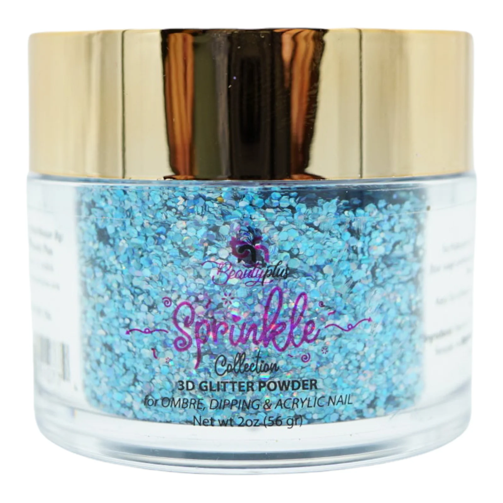 3D Glitter Powder Sprinkle 2oz Nail Art Acrylic Dip #36
