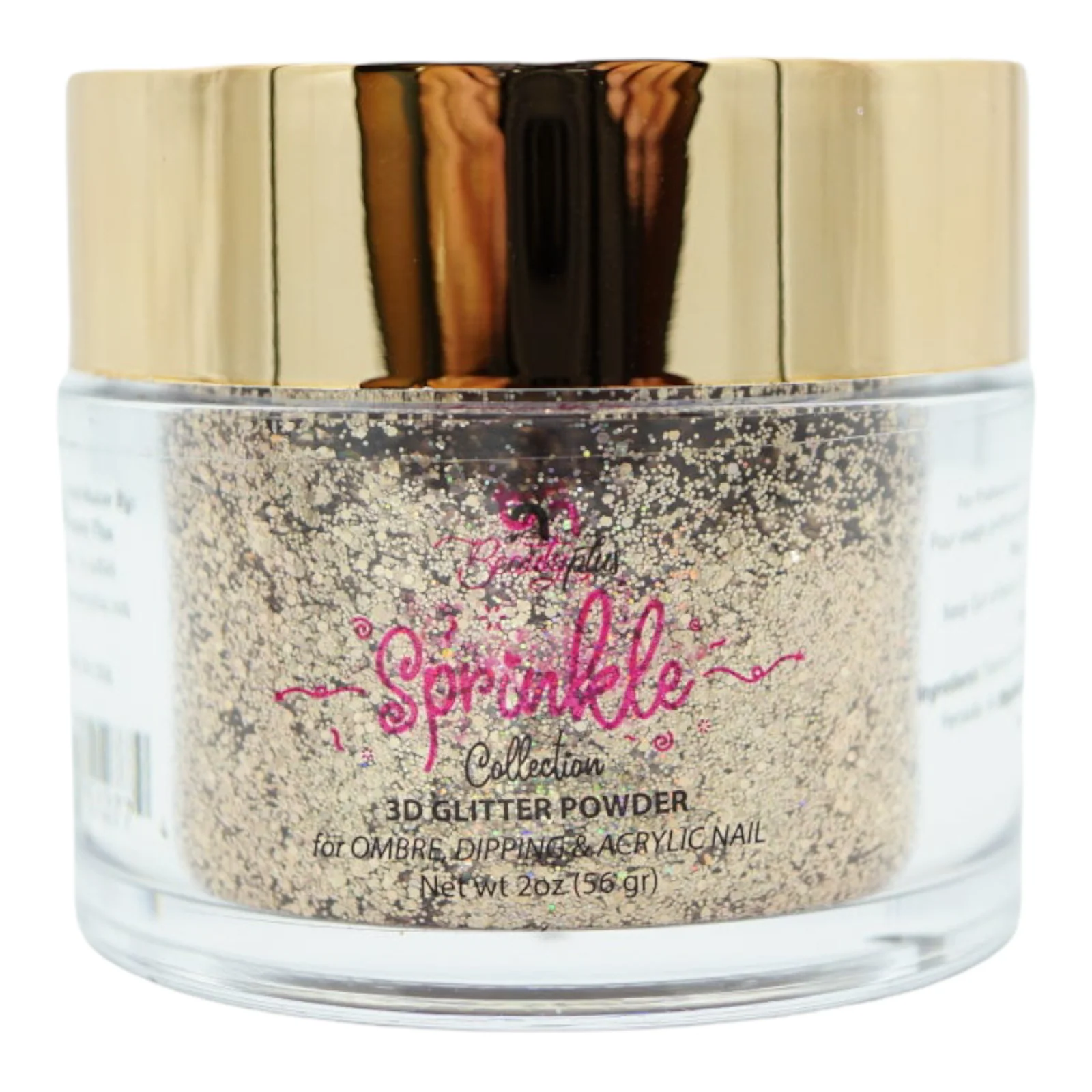 3D Glitter Powder Sprinkle 2oz Nail Art Acrylic Dip #21