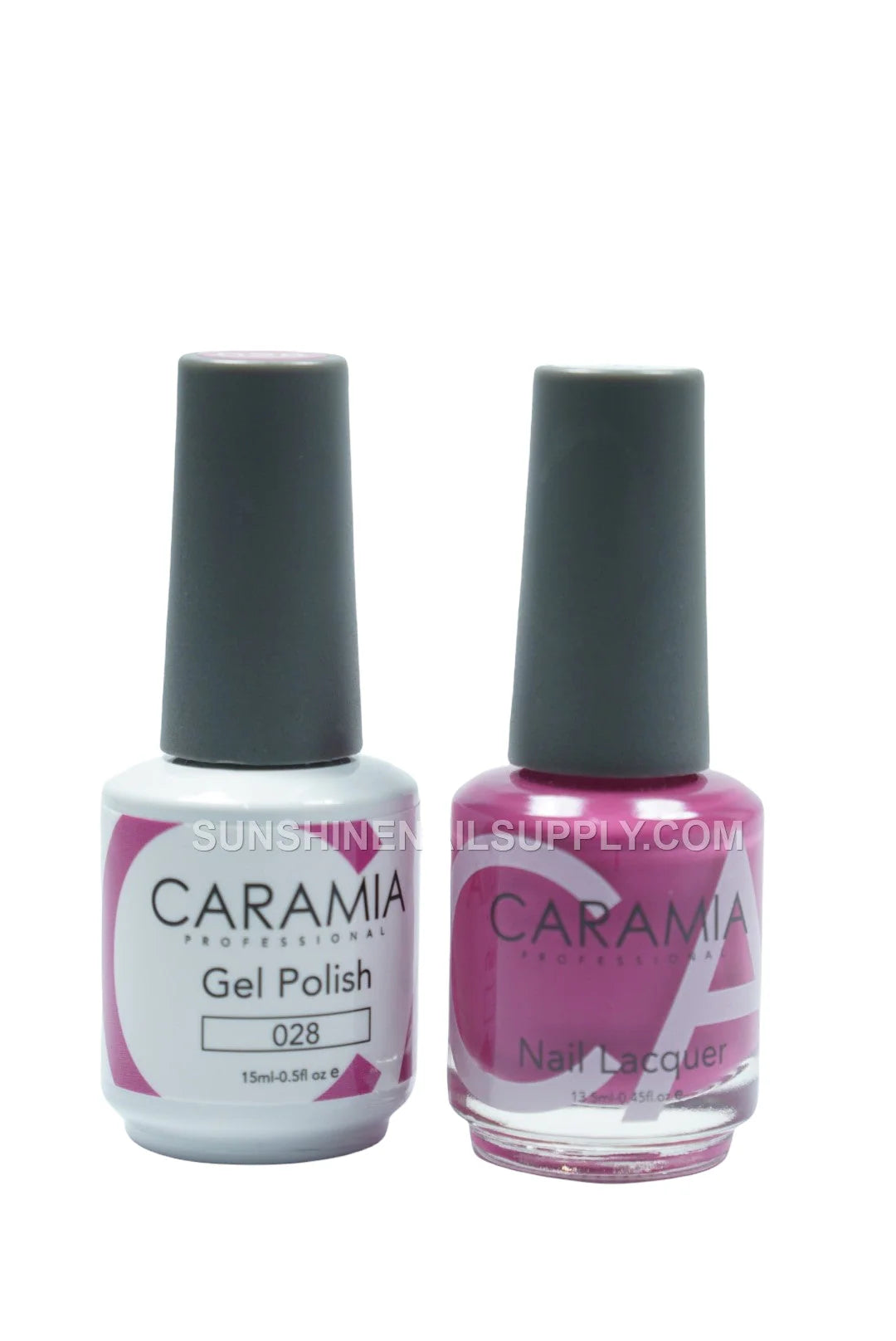 Caramia UV/LED Soak Off Gel Polish #028 – Berry Pink Gel