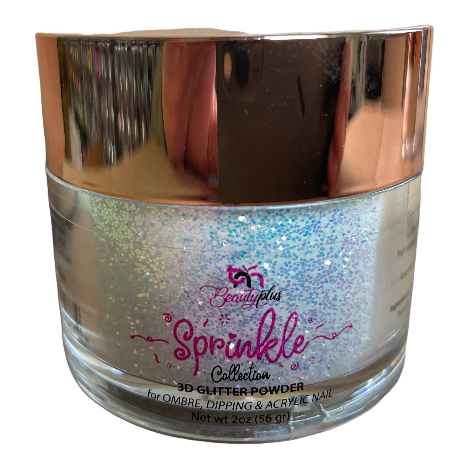 3D Glitter Powder Sprinkle 2oz Nail Art Acrylic Dip #05