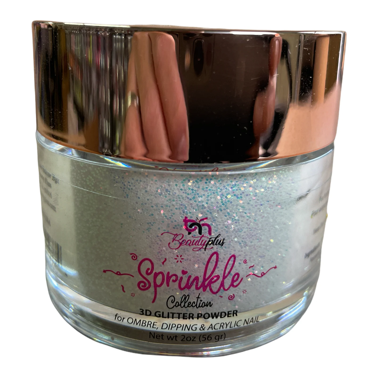 3D Glitter Powder Sprinkle 2oz Nail Art Acrylic Dip #03