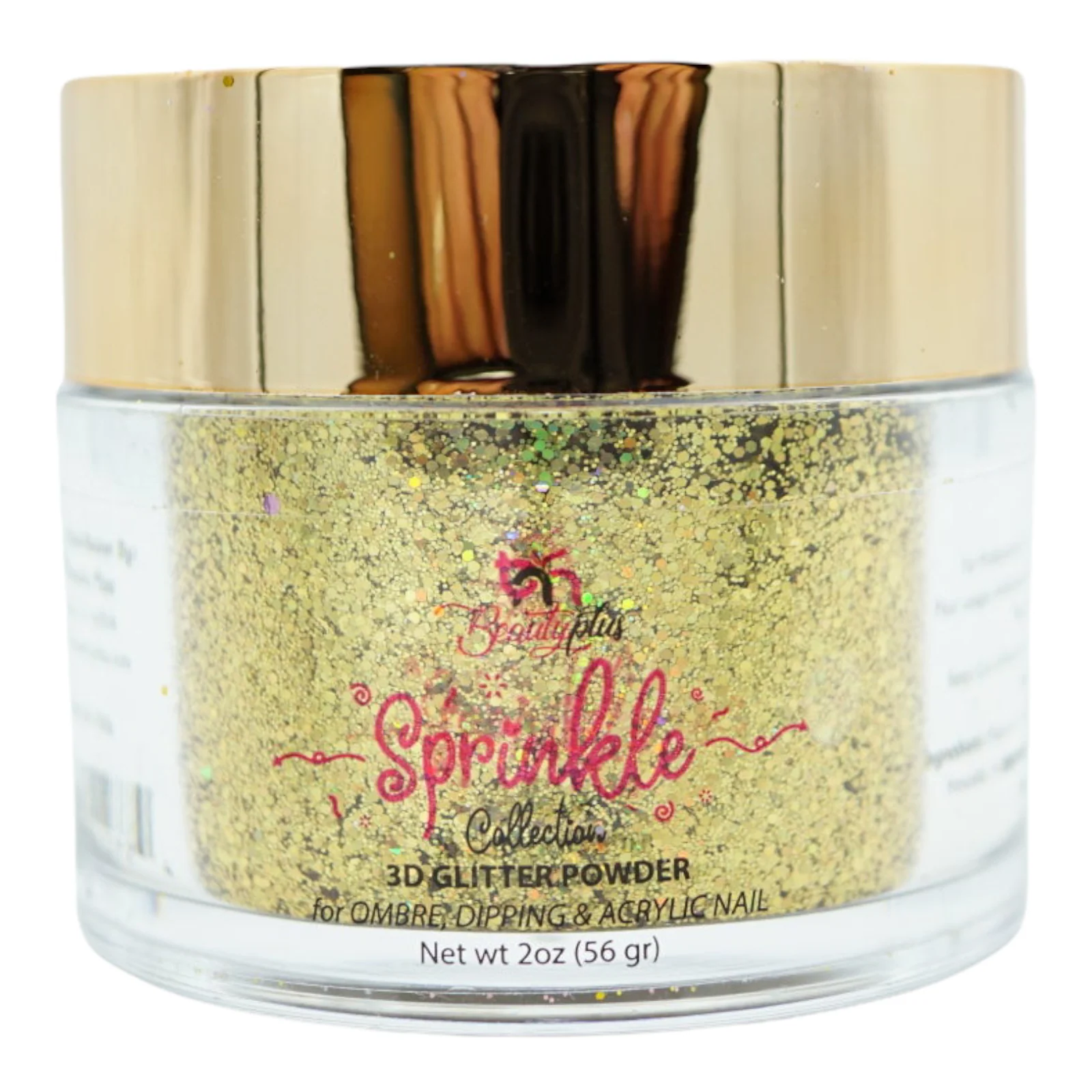3D Glitter Powder Sprinkle 2oz Nail Art Acrylic Dip #22