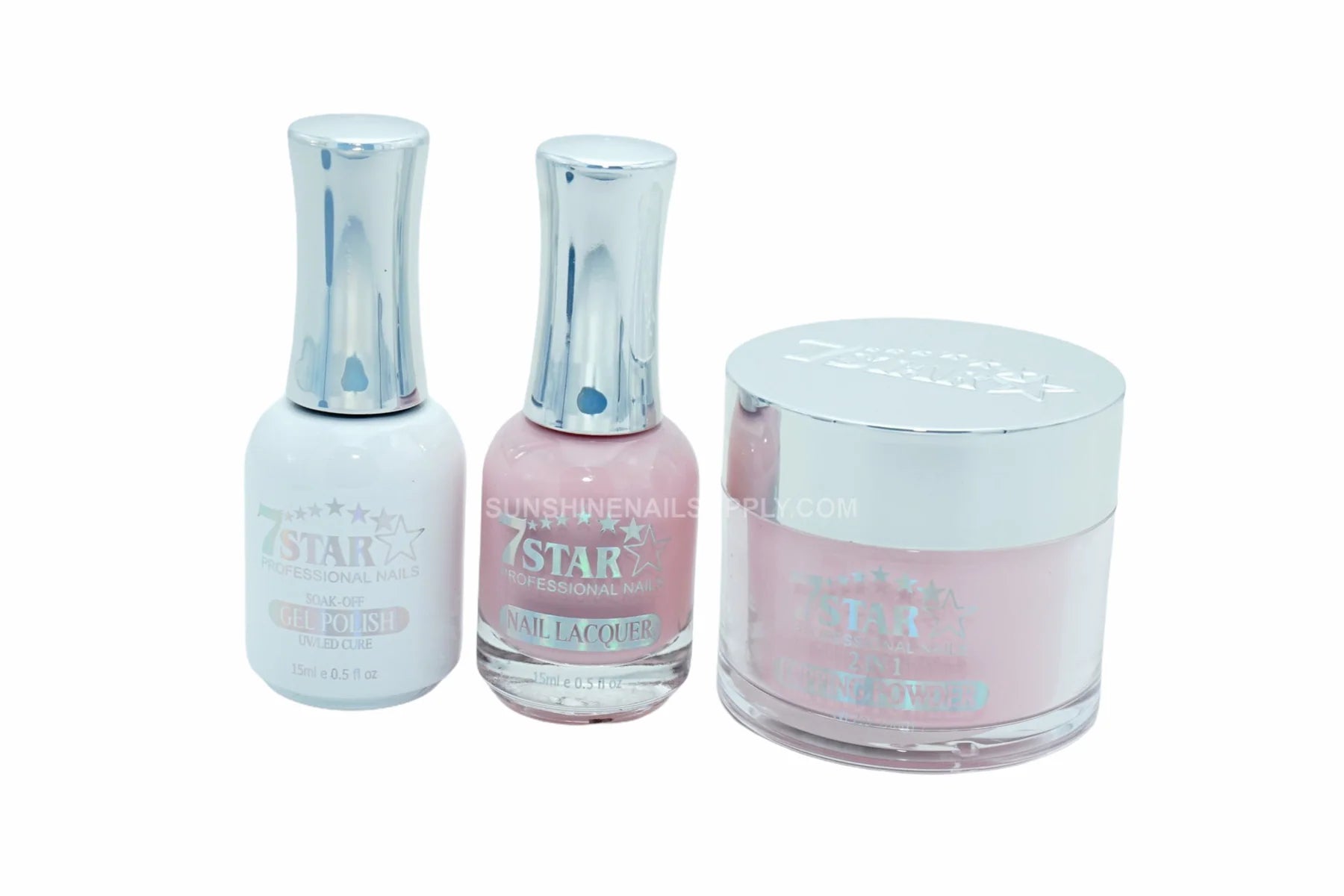 #219 - 7 Star UV/LED Gel Polish 3 in 1 Set – Gel, Lacquer & Powder